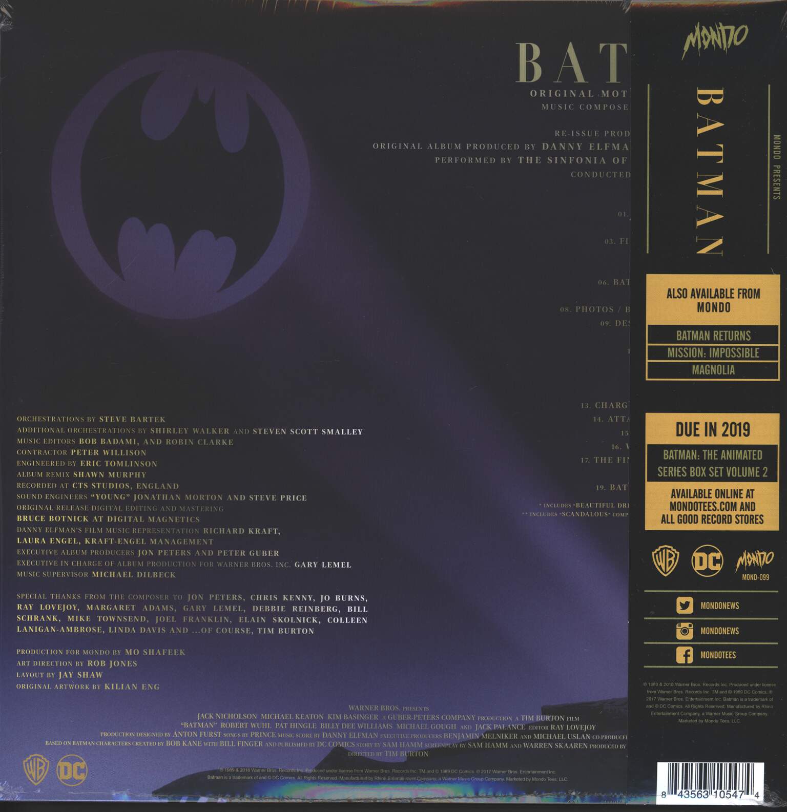 Danny Elfman: Batman, LP (Vinyl)