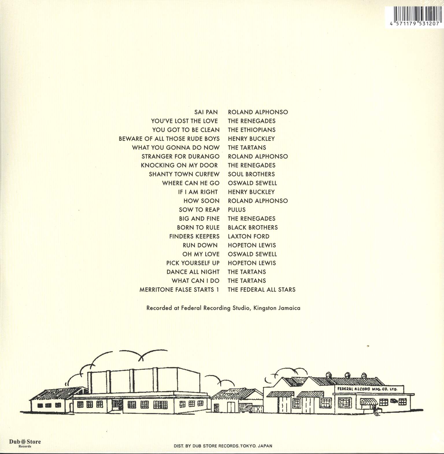 Various: Merritone Rock Steady 1: Shanty Town Curfew 1966-1967, 2×LP (Vinyl)