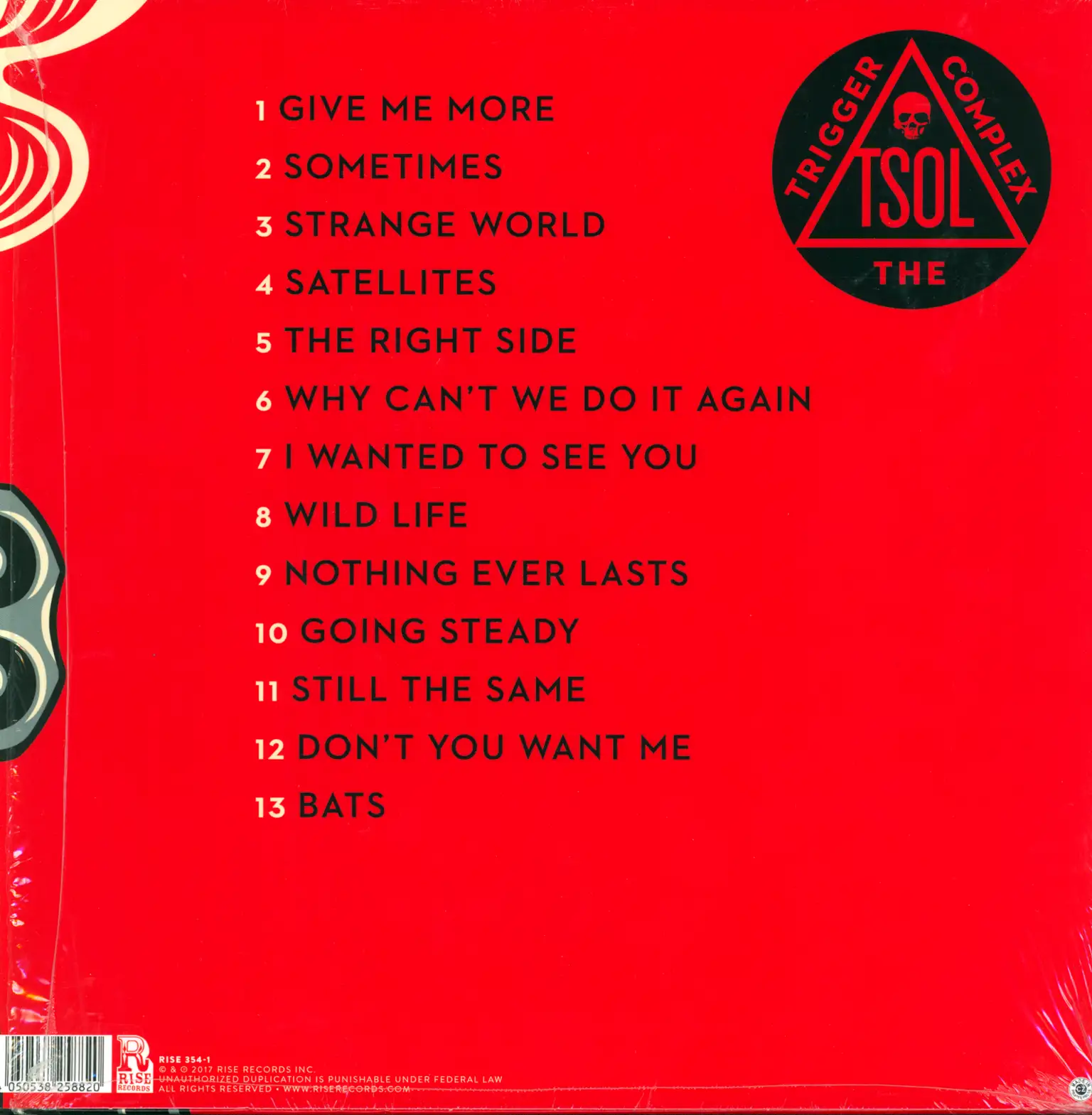 T.S.O.L.: The Trigger Complex, LP (Vinyl)