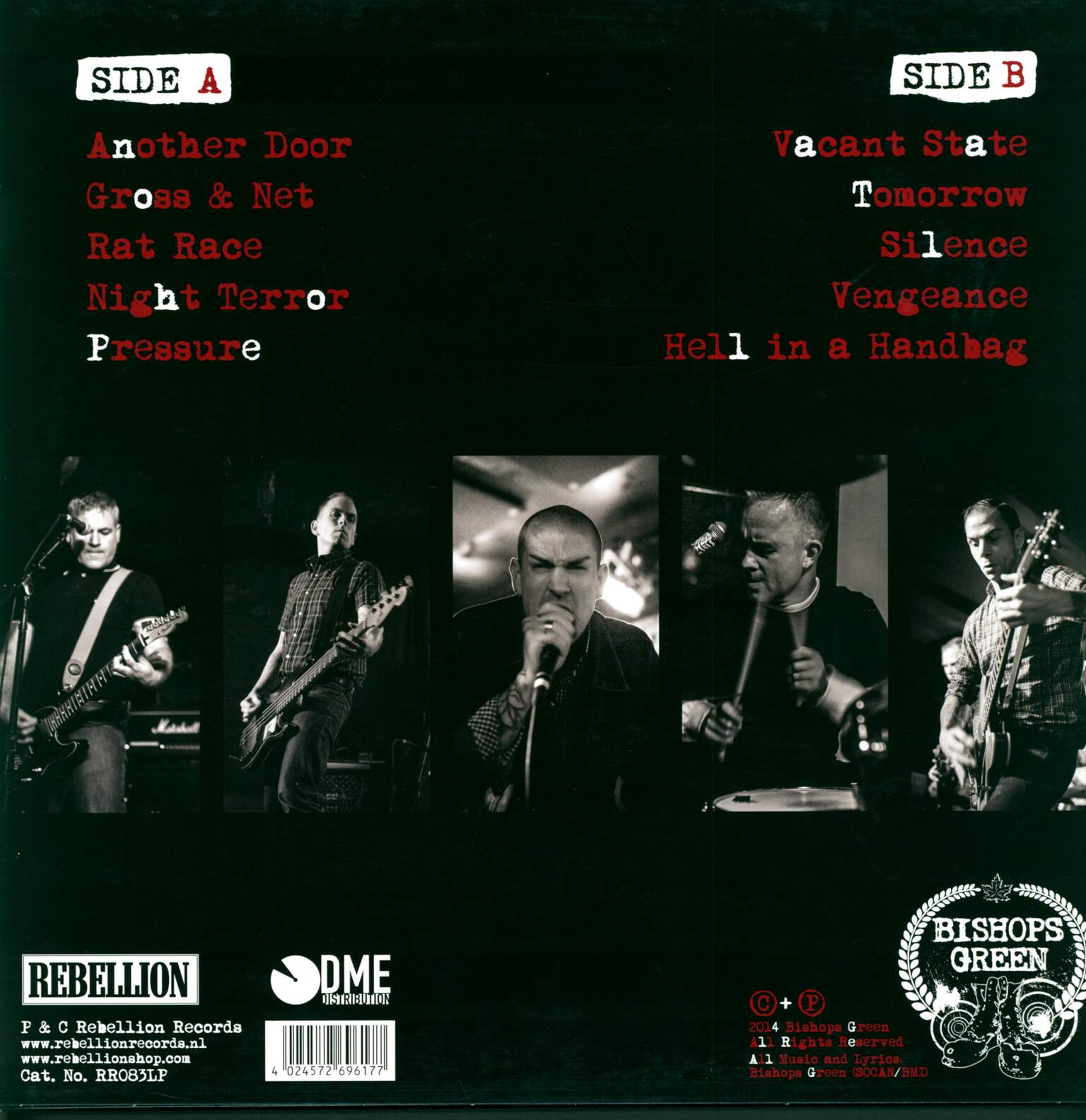 Bishops Green: Pressure, LP (Vinyl)