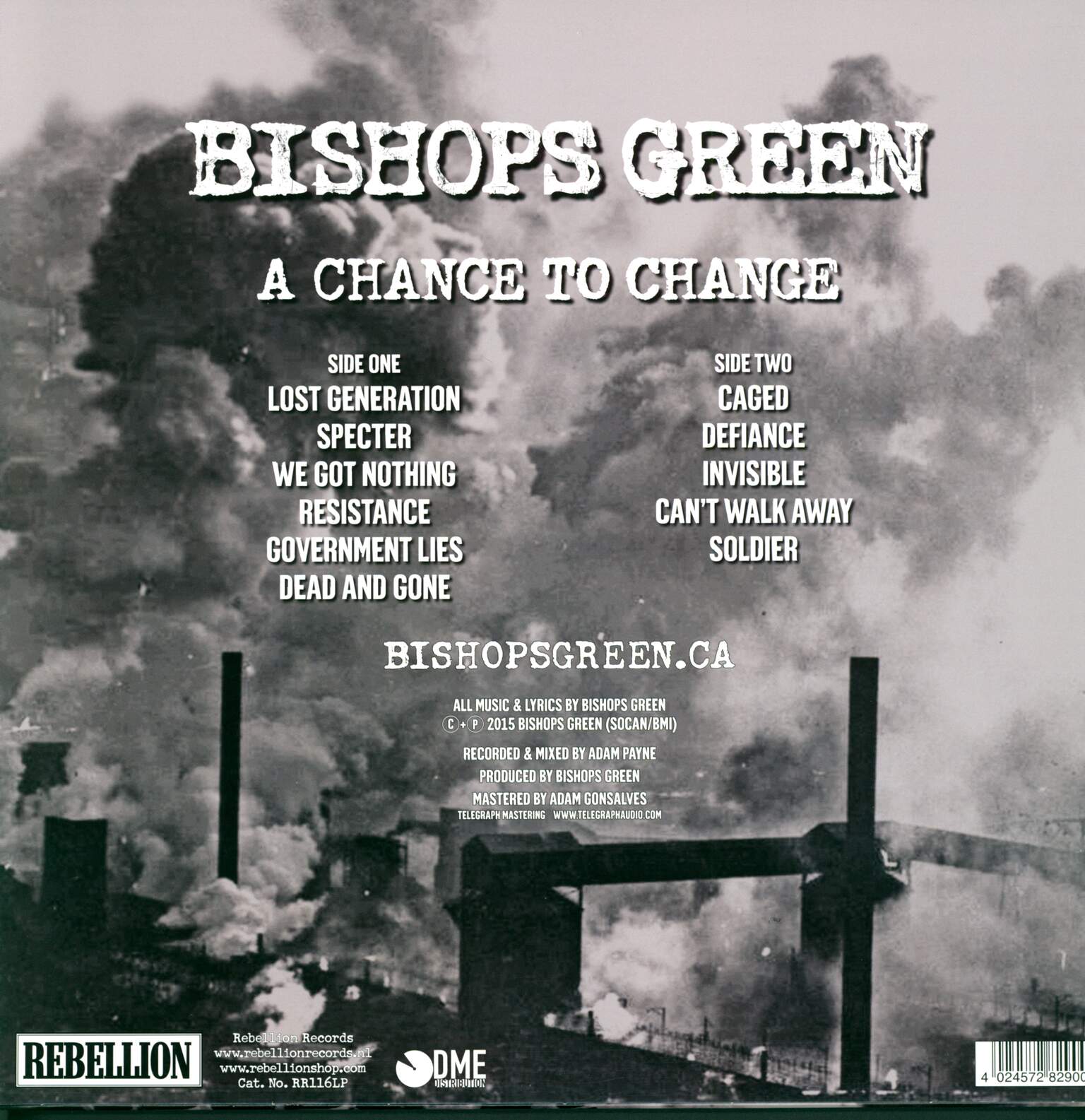 Bishops Green: A Chance To Change, LP (Vinyl)