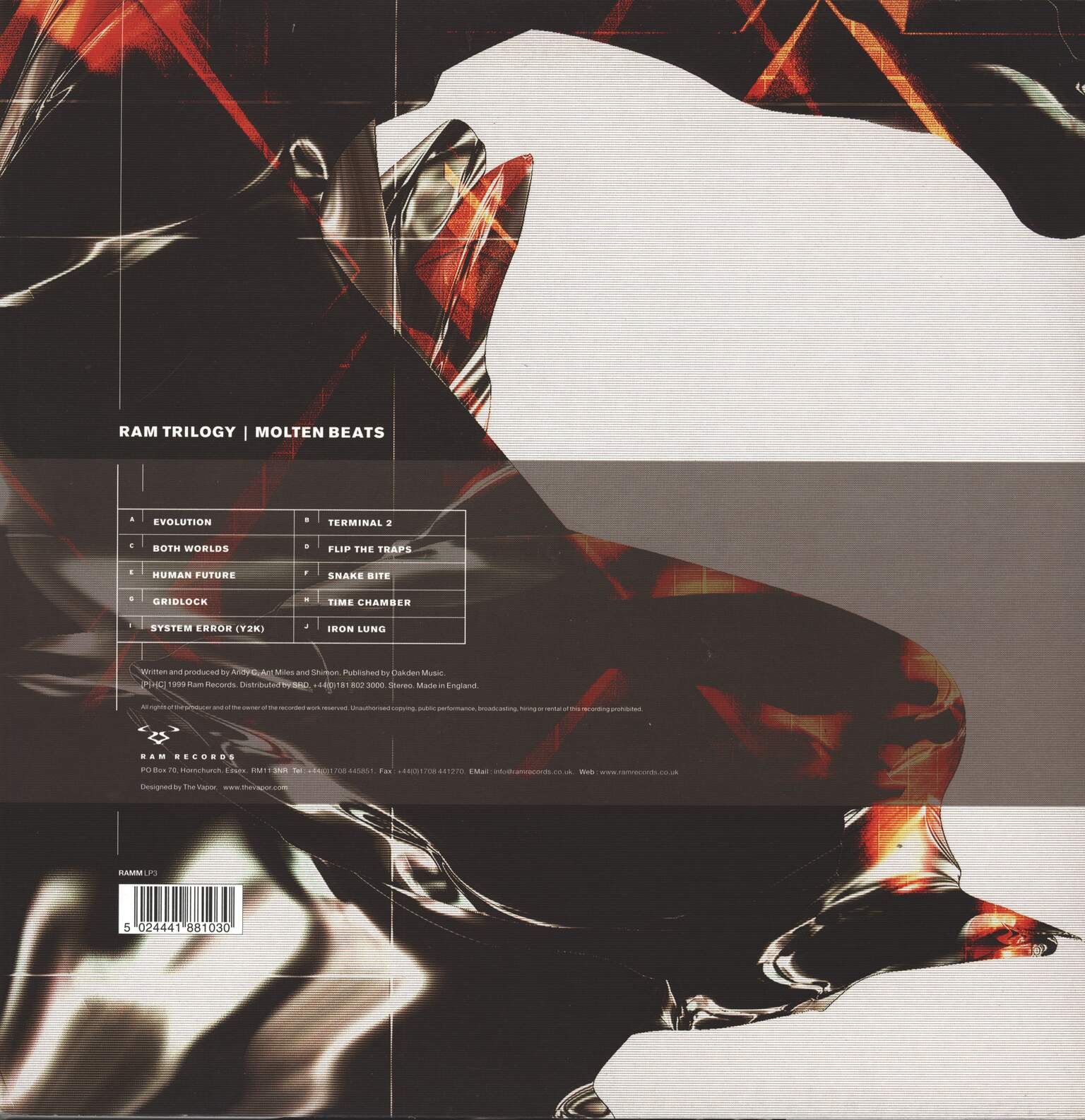Ram Trilogy: Molten Beats, 5×12" Maxi Single (Vinyl)
