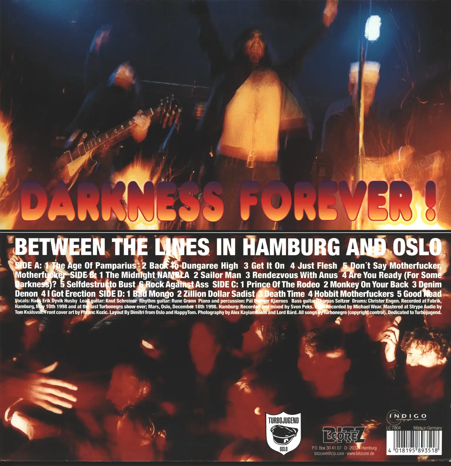 Turbonegro: Darkness Forever!, 2×LP (Vinyl)