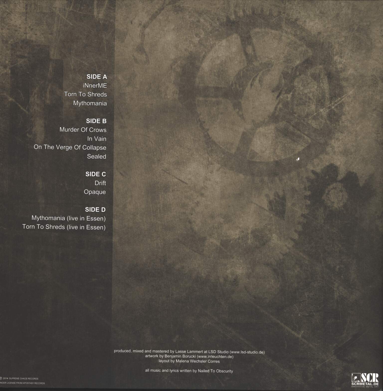 Nailed To Obscurity: Opaque, 2×LP (Vinyl)