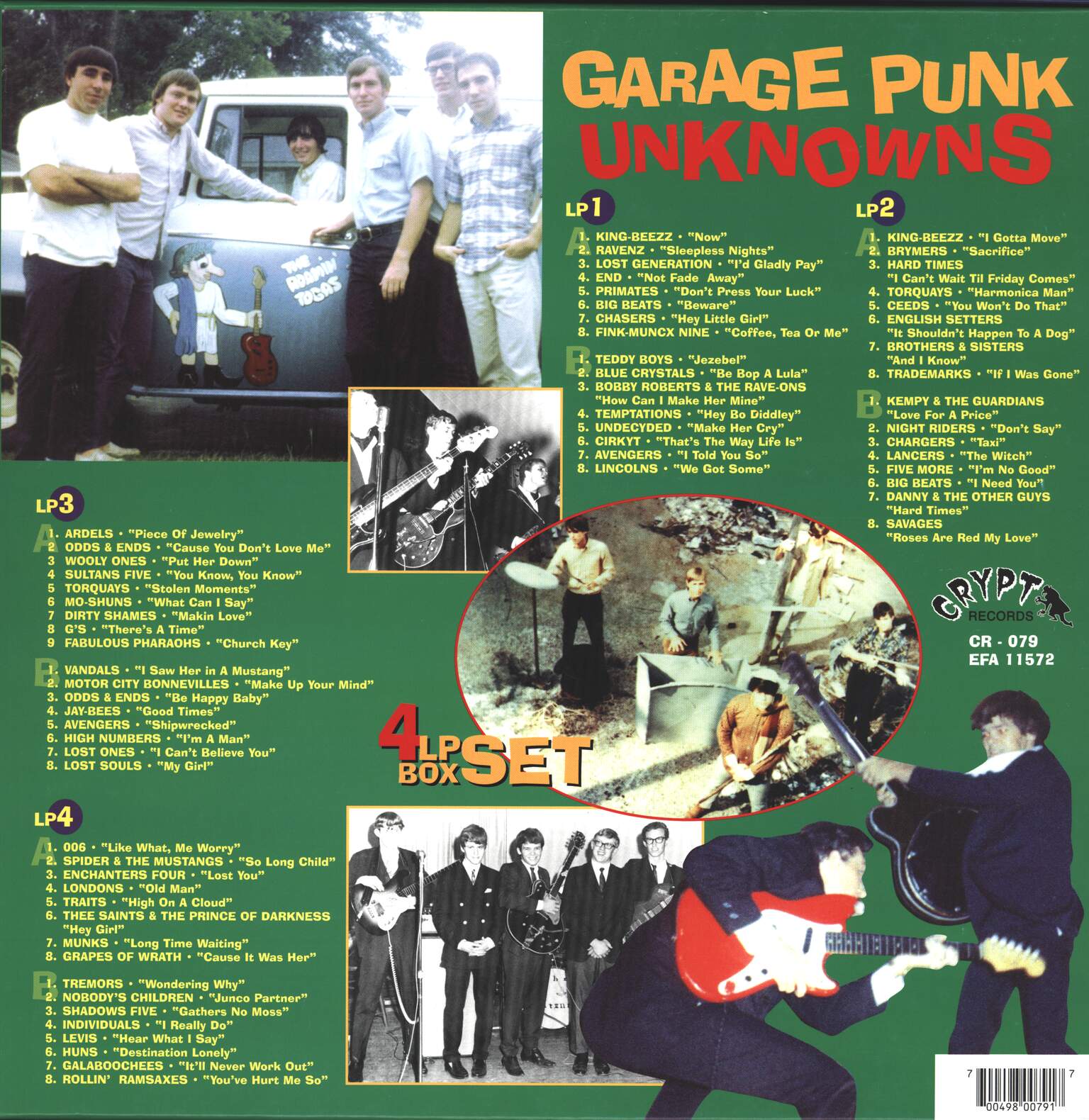 Various: Garage Punk Unknowns, 4×LP (Vinyl)
