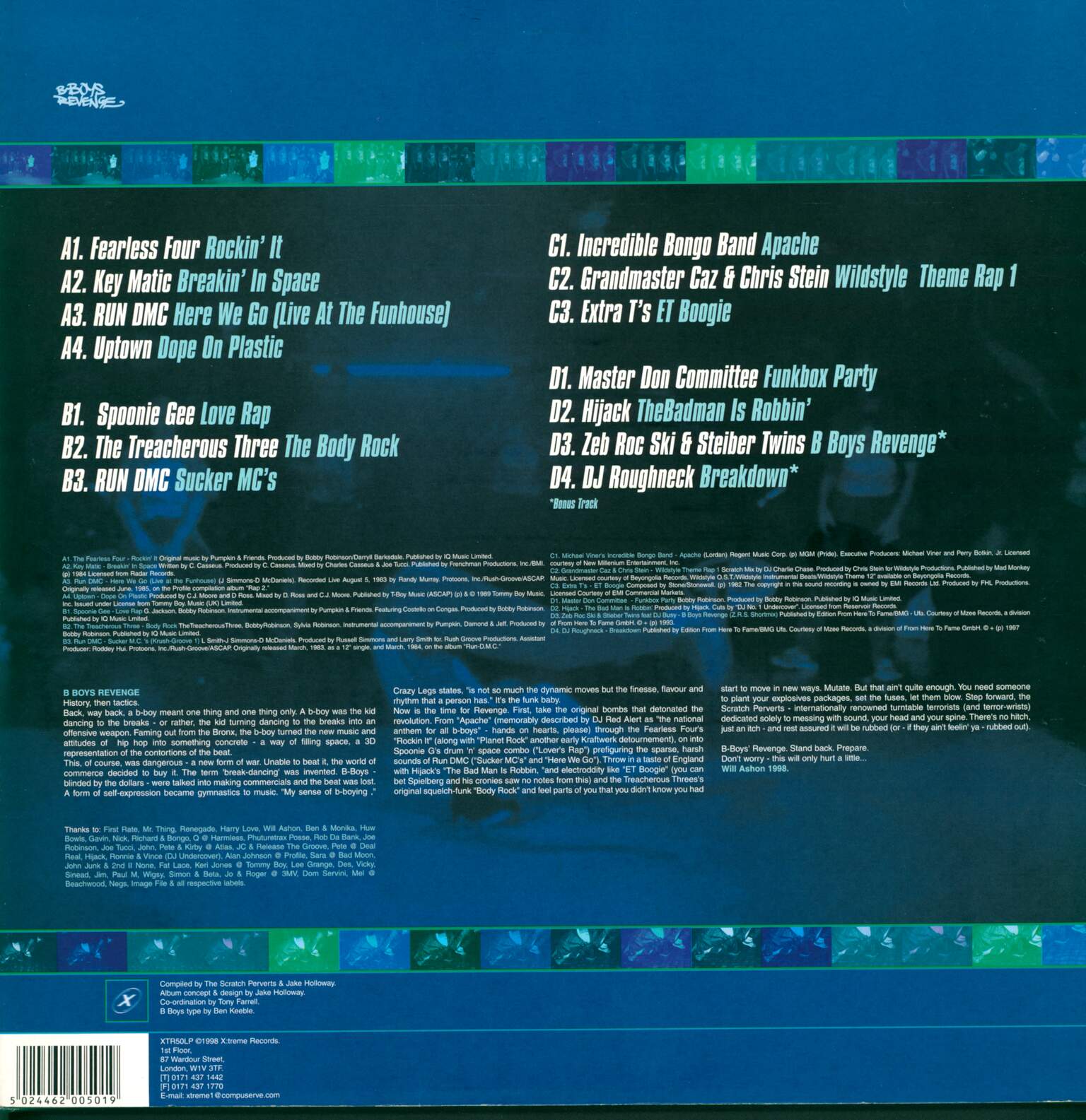 Various: B-Boys Revenge - History In The Makin', 2×LP (Vinyl)