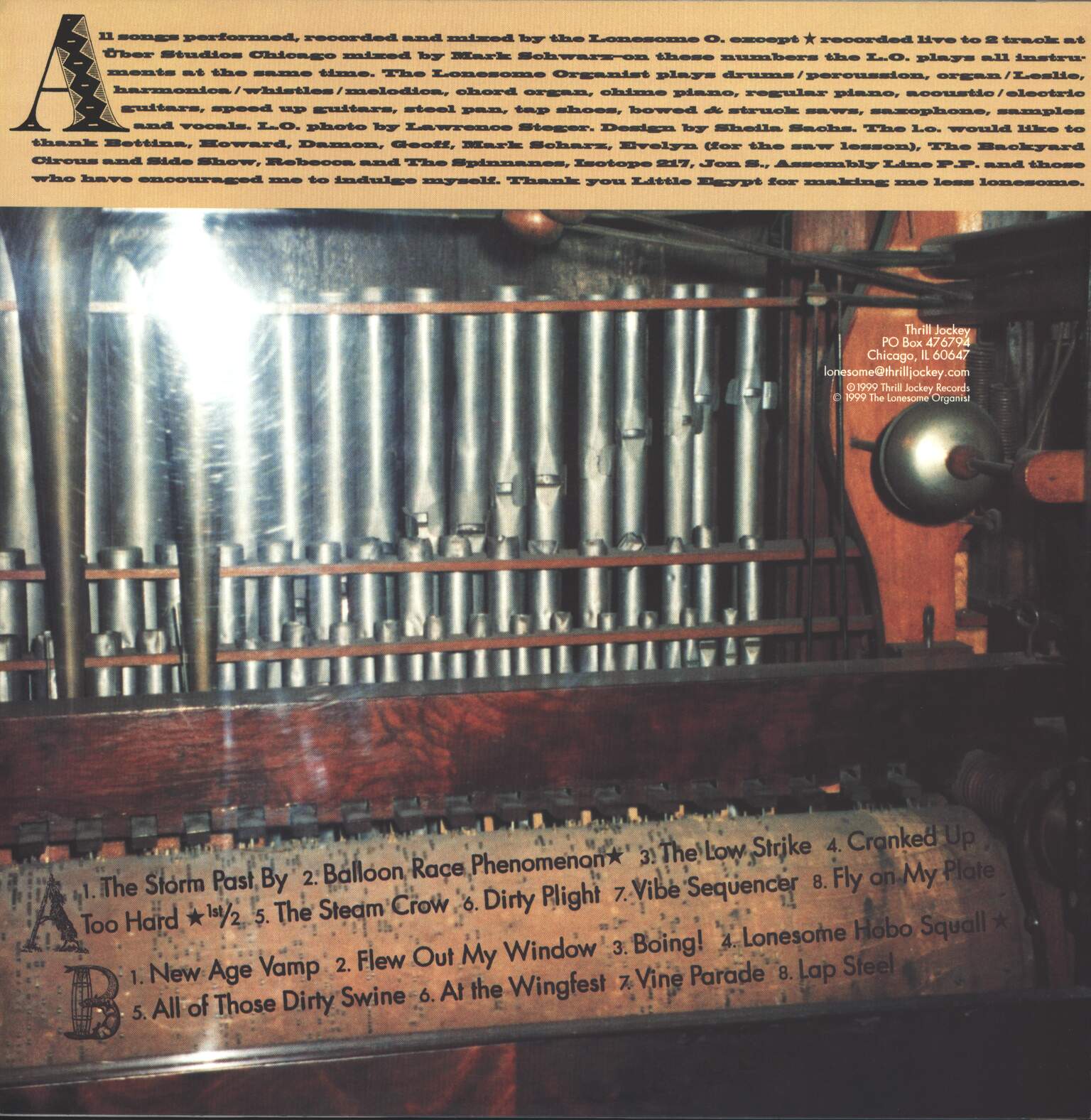The Lonesome Organist: Cavalcade, LP (Vinyl)