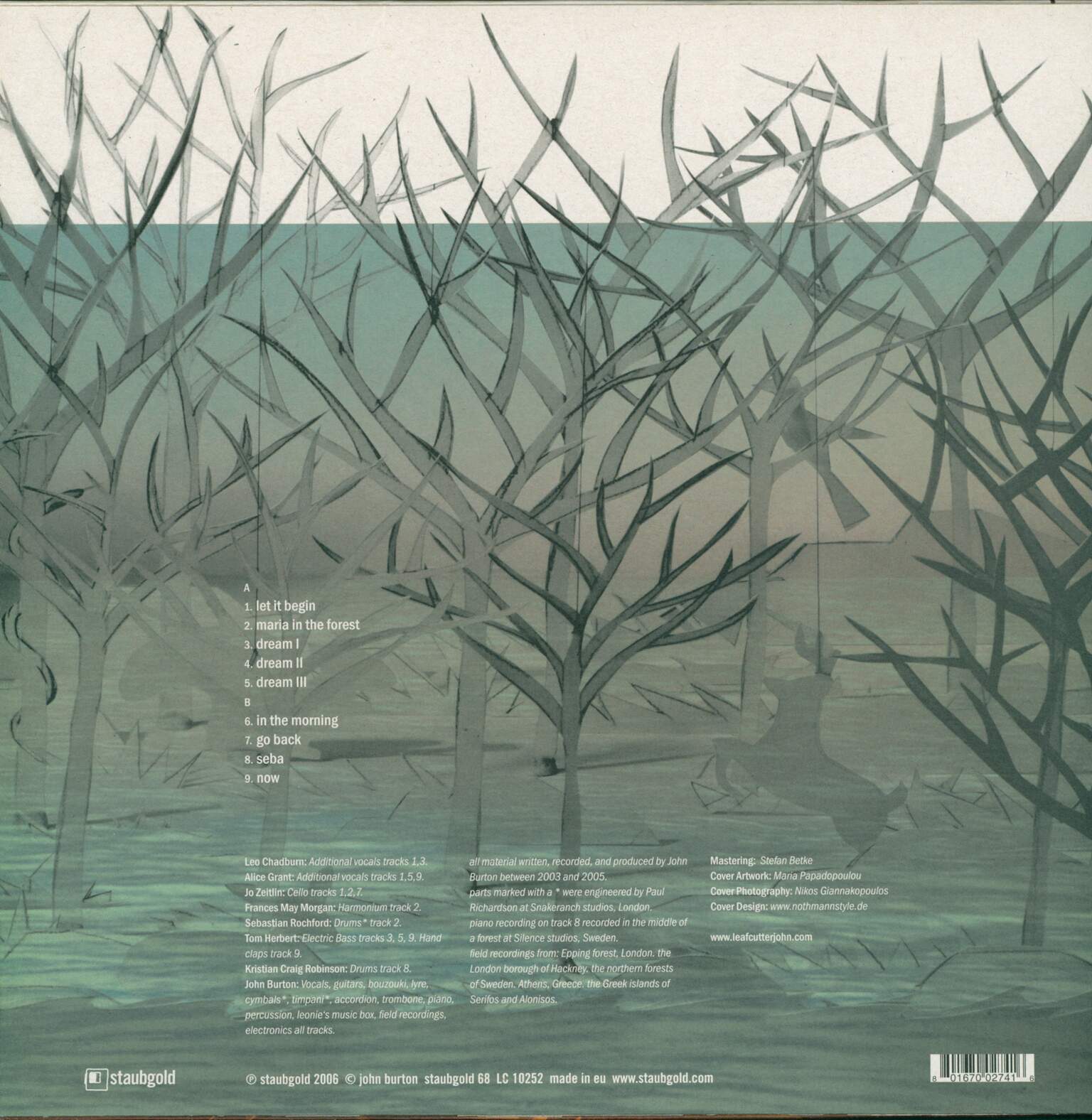 Leafcutter John: The Forest And The Sea, LP (Vinyl)