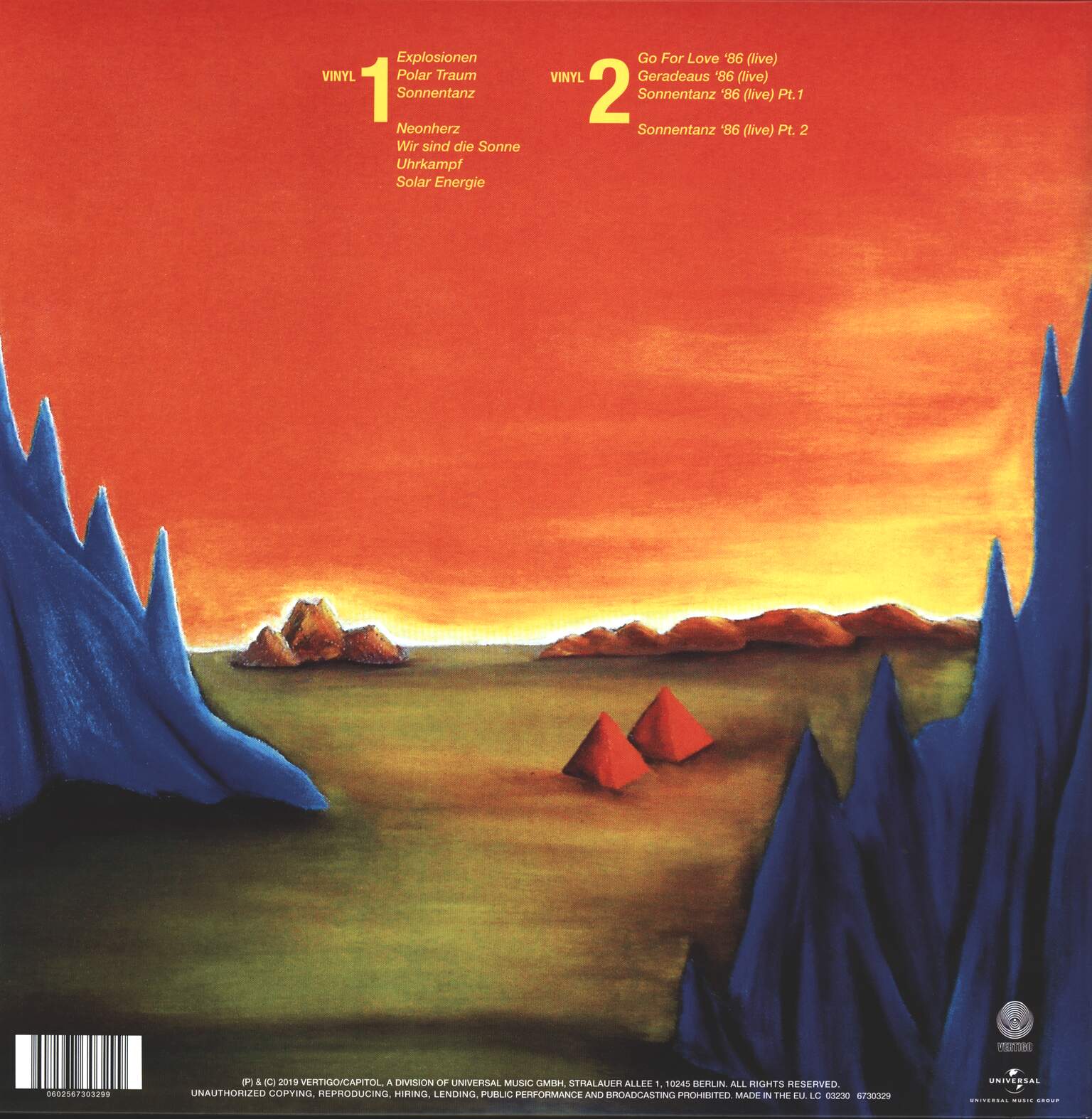 Grobschnitt: Sonnentanz - Live, 2×LP (Vinyl)