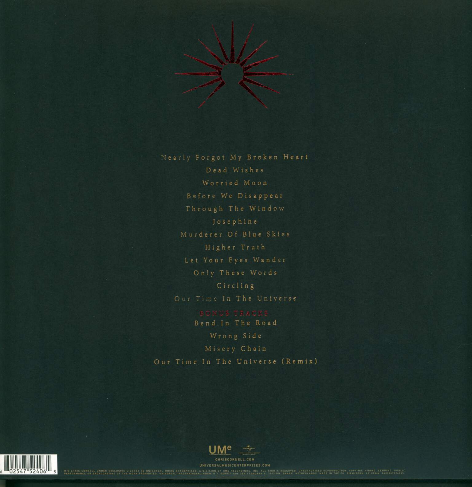 Chris Cornell: Higher Truth, 2×LP (Vinyl)