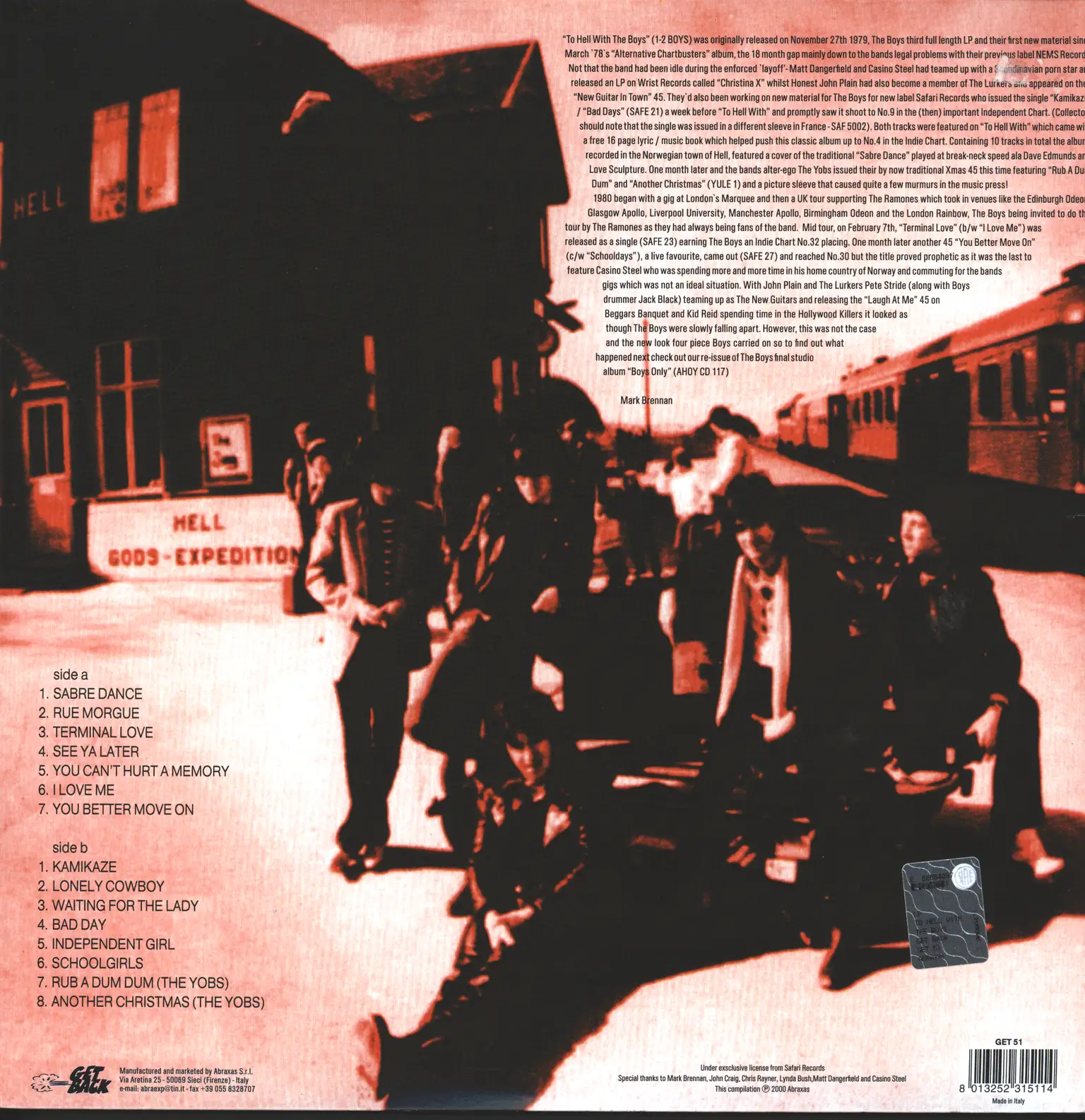 The Boys: To Hell With The Boys, LP (Vinyl)