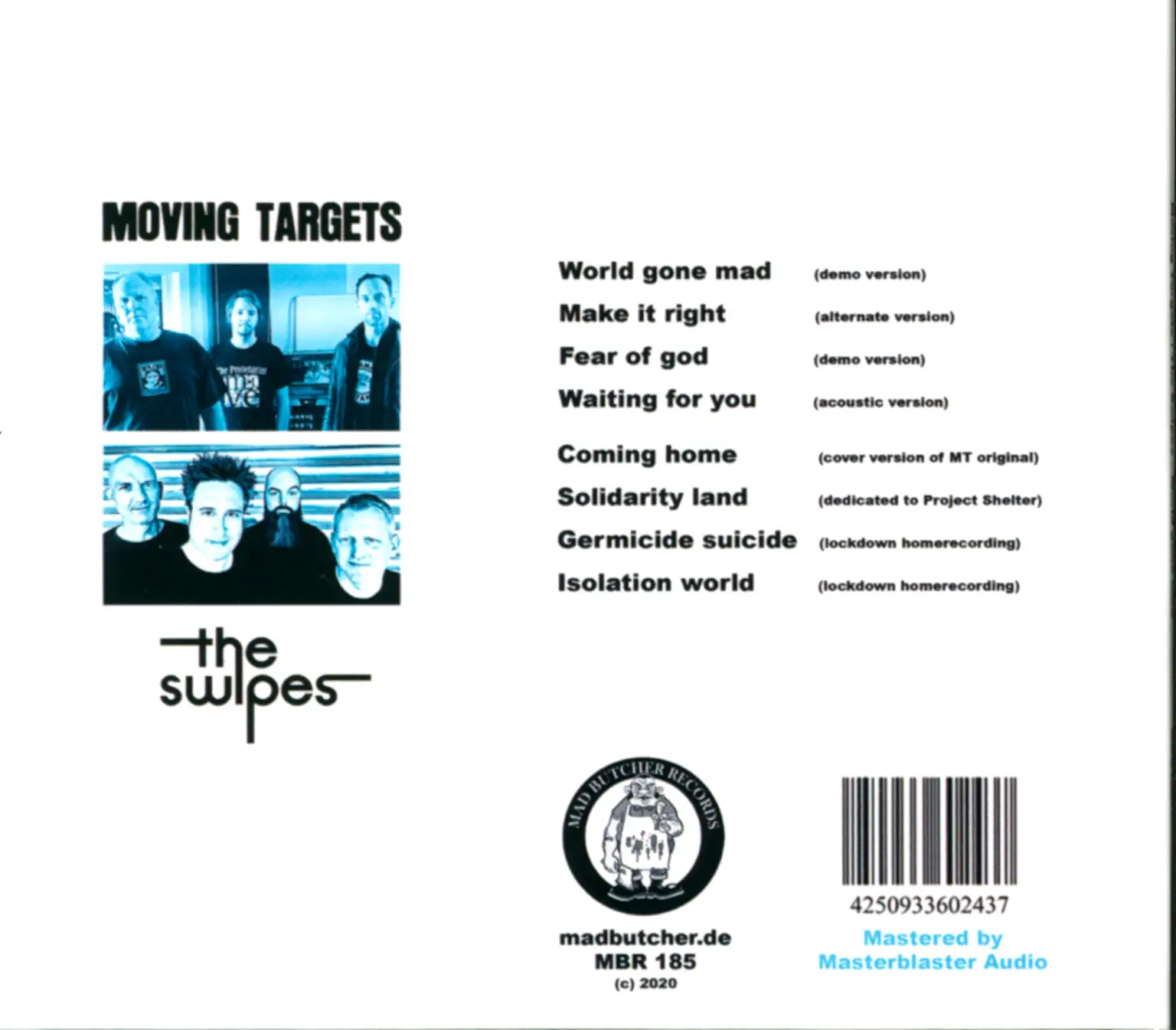 Moving Targets: World Gone Mad, CD