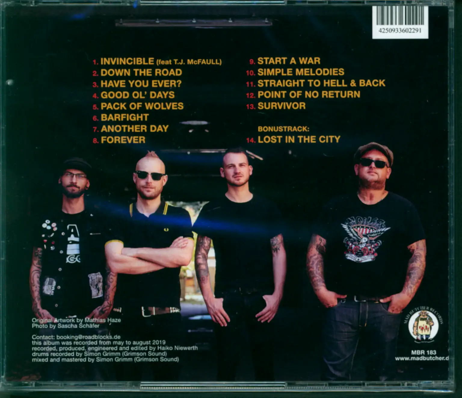 The Roadblocks: Troubled Times, CD