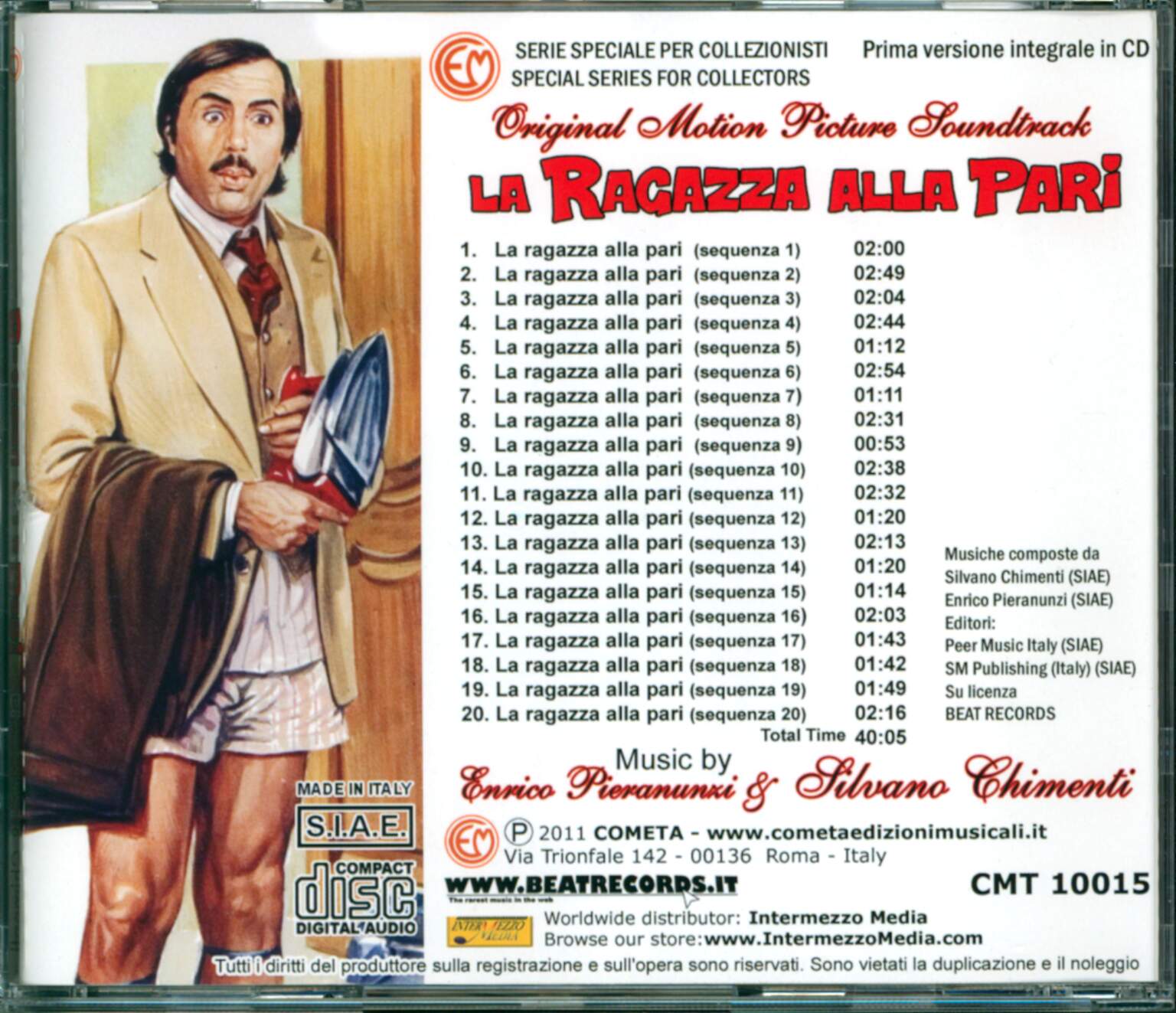 Enrico Pieranunzi: LA Ragazza Alla Pari, CD
