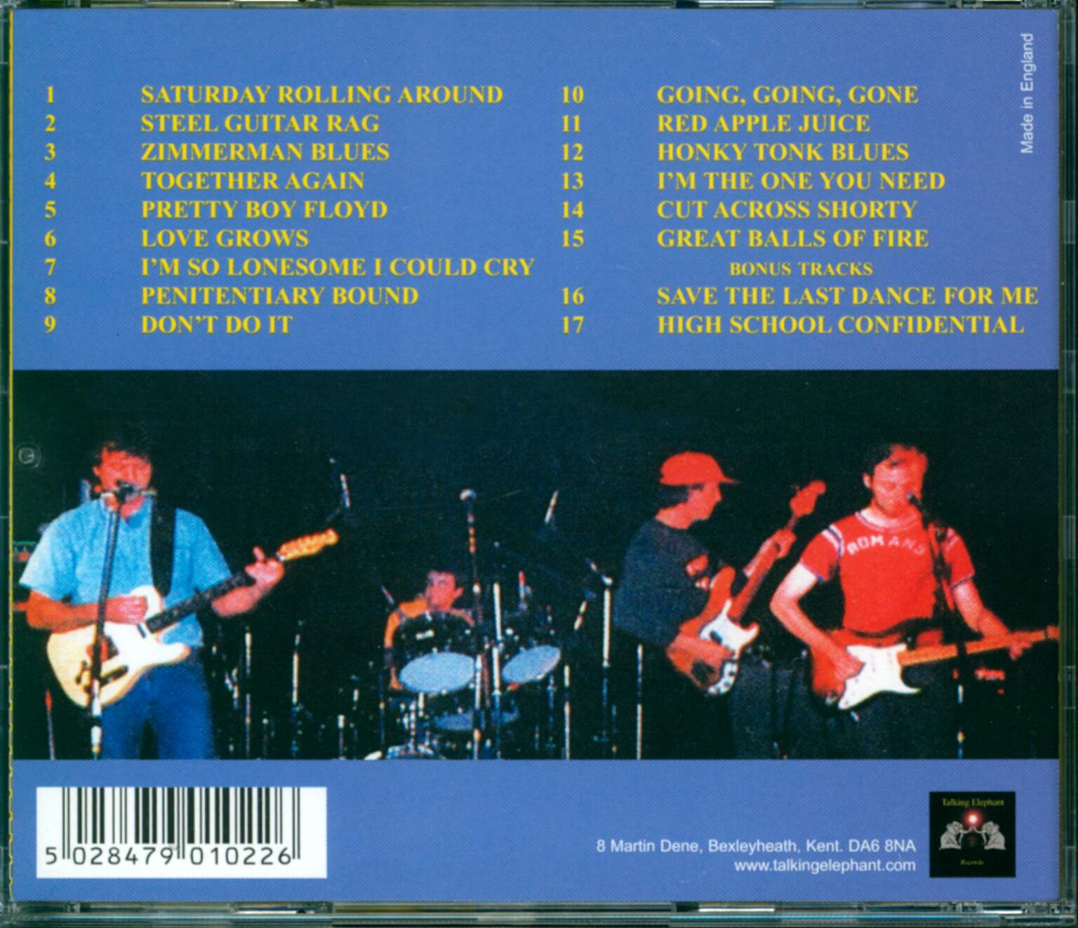 The GP's: Saturday Rolling Around, CD