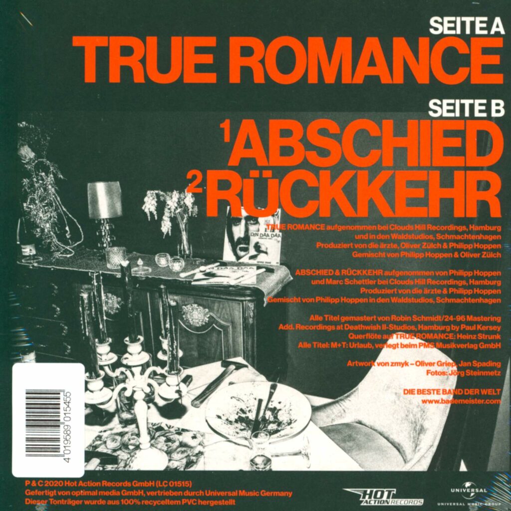 Die Ärzte: True Romance, 7" Single (Vinyl)