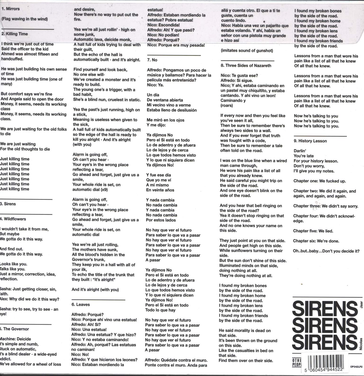 Nicolas Jaar: Sirens, LP (Vinyl)