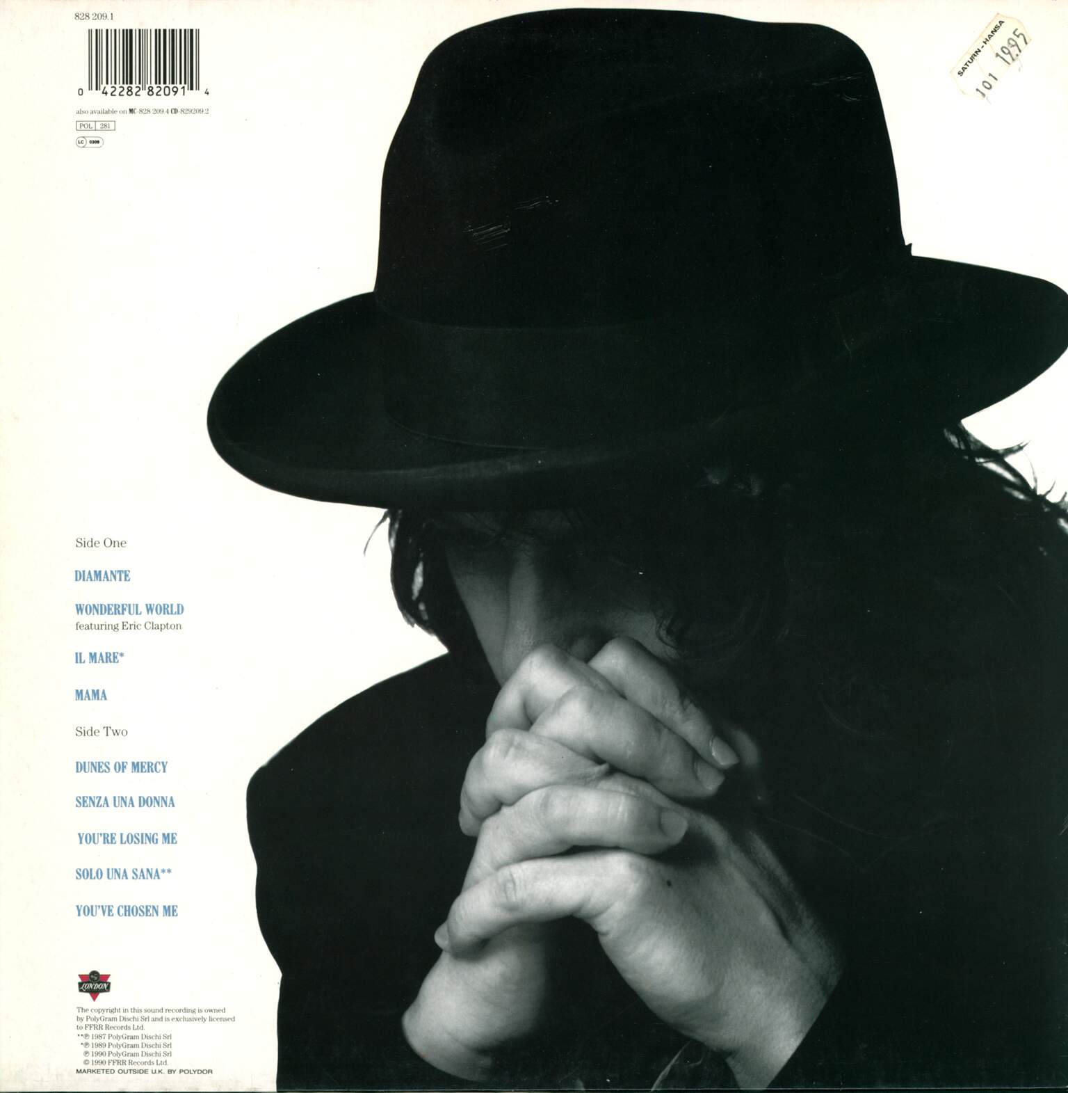 Zucchero: Zucchero, LP (Vinyl)