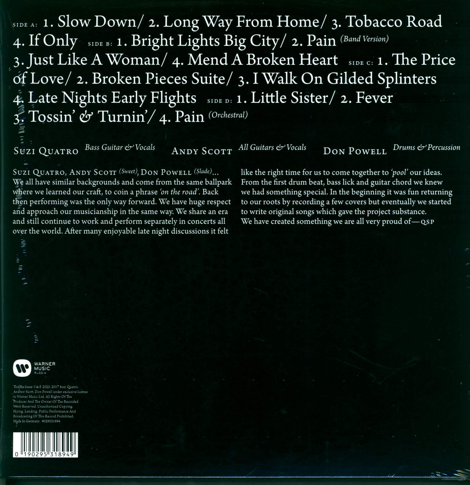 Suzi Quatro: Quatro, Scott & Powell, 2×LP (Vinyl)