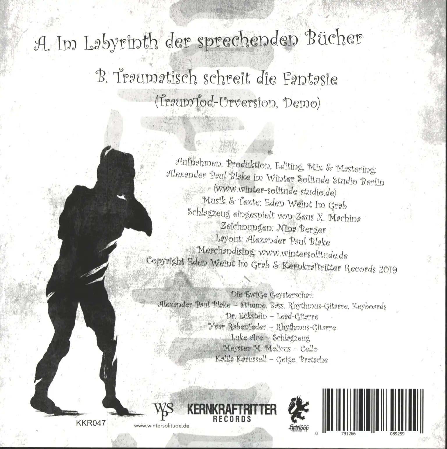 Eden Weint Im Grab: Im Labyrinth Der Sprechenden Bücher, 7" Single (Vinyl)