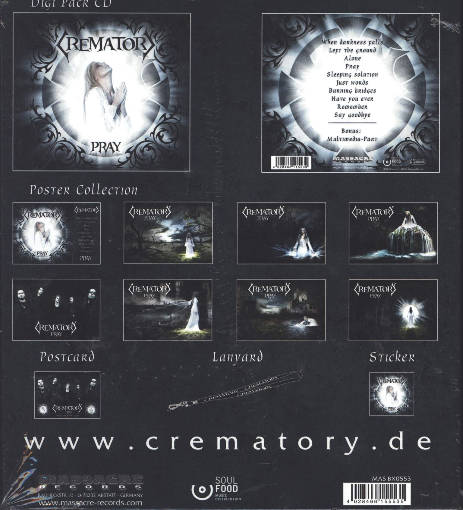 Crematory: Pray, CD