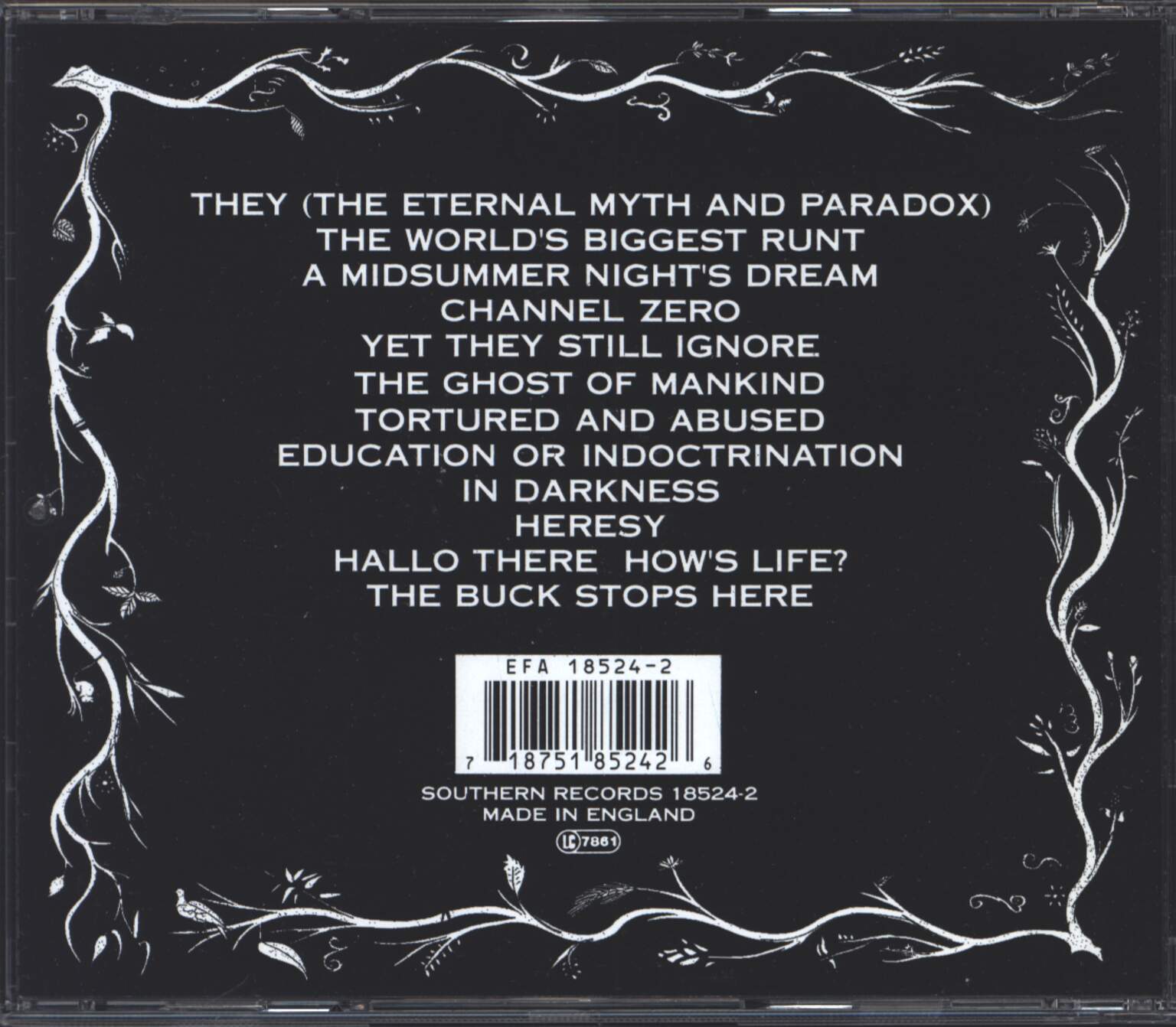 Antisect: In Darkness, There Is No Choice, CD