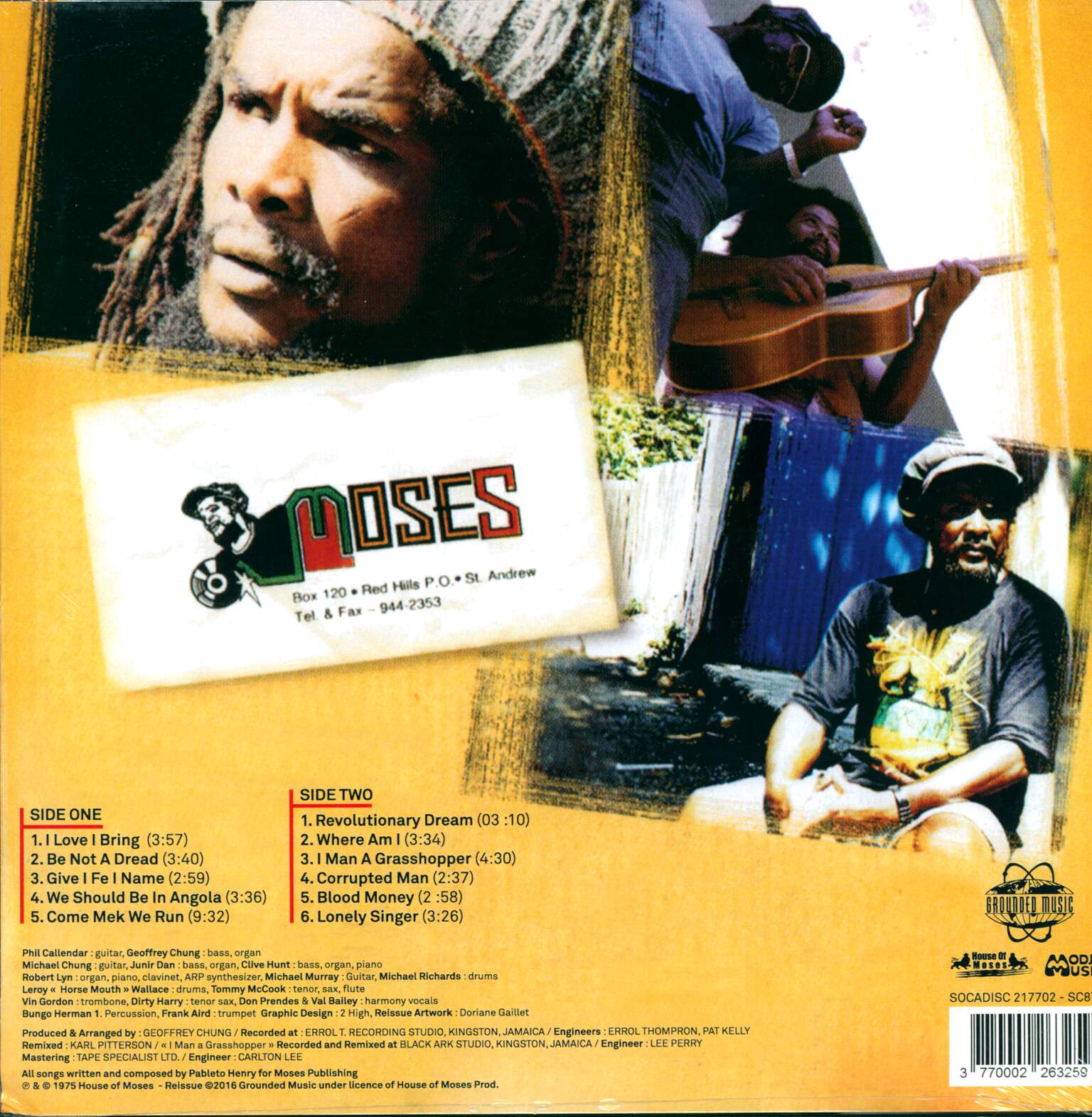 Pablo Moses: Revolutionary dream, LP (Vinyl)