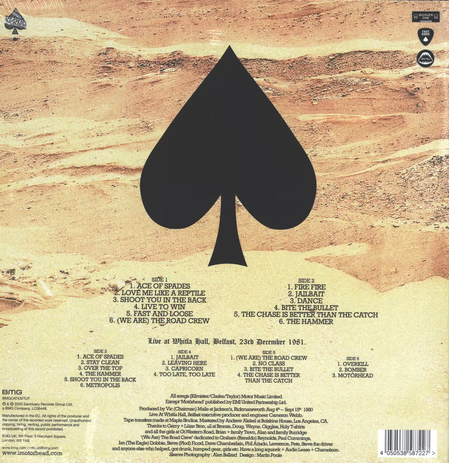 Motörhead: Ace Of Spades, 3×LP (Vinyl)