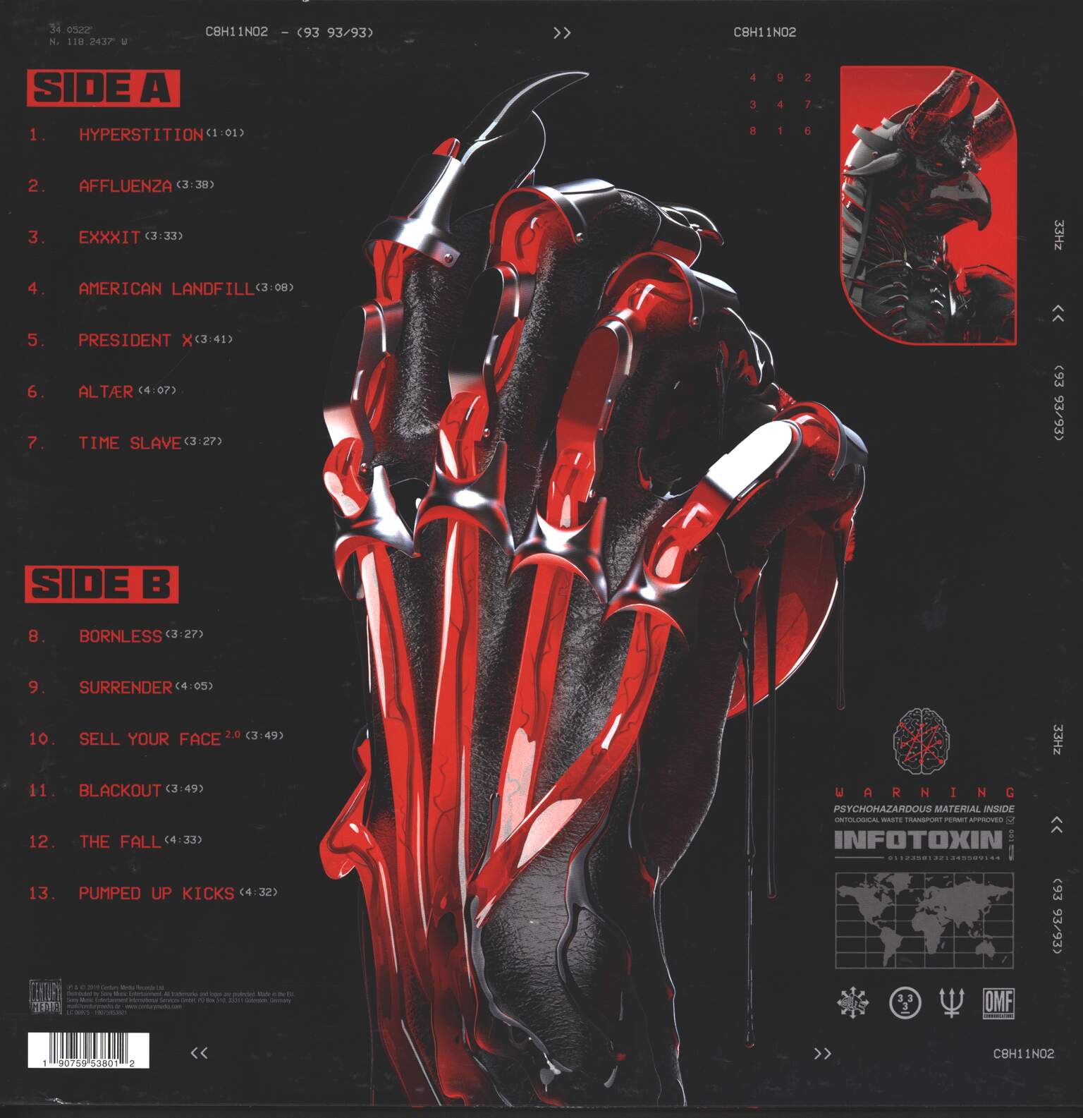 3TEETH: Metawar, LP (Vinyl)