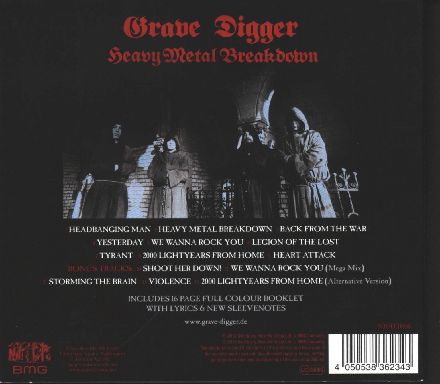 Grave Digger: Heavy Metal Breakdown, CD