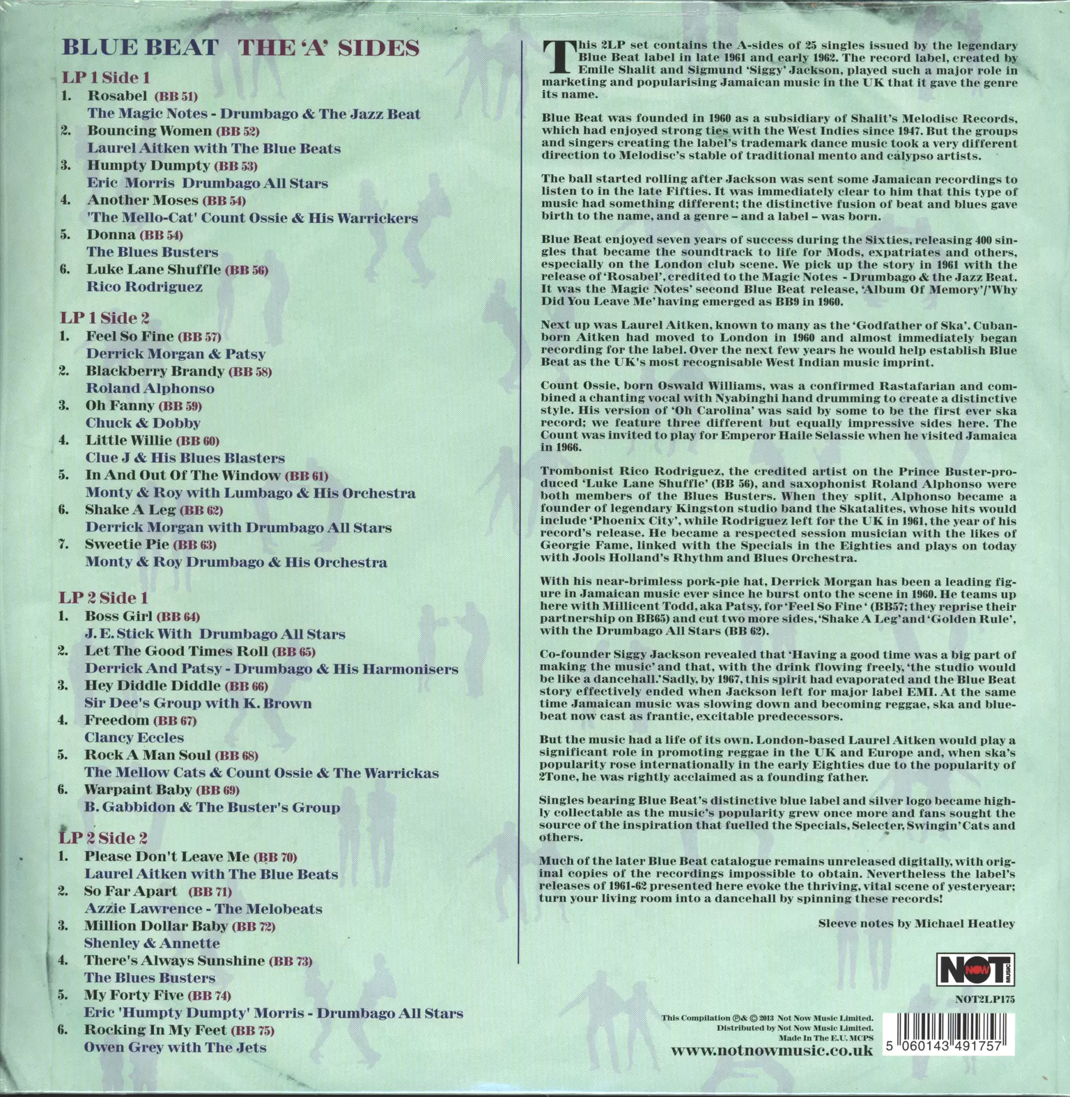 Various: The History Of Blue Beat - The Birth Of Ska BB51 - BB75 A Sides, 2×LP (Vinyl)