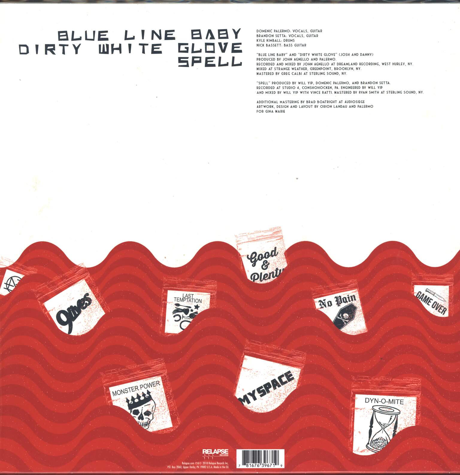 Nothing: Blue Line Baby, 12" Maxi Single (Vinyl)
