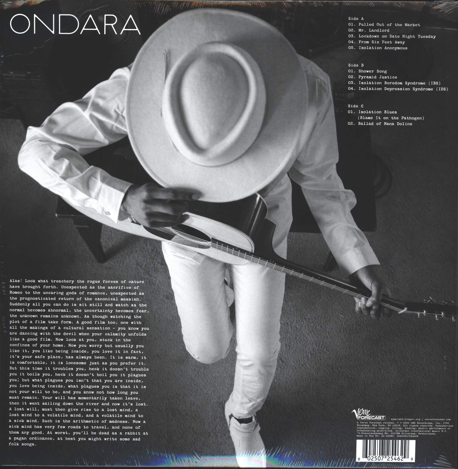 J.S. Ondara: Folk N' Roll, Vol. 1: Tales Of Isolation, 2×LP (Vinyl)