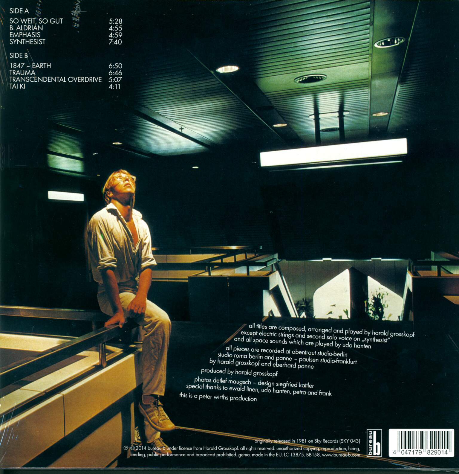 Harald Grosskopf: Synthesist, LP (Vinyl)