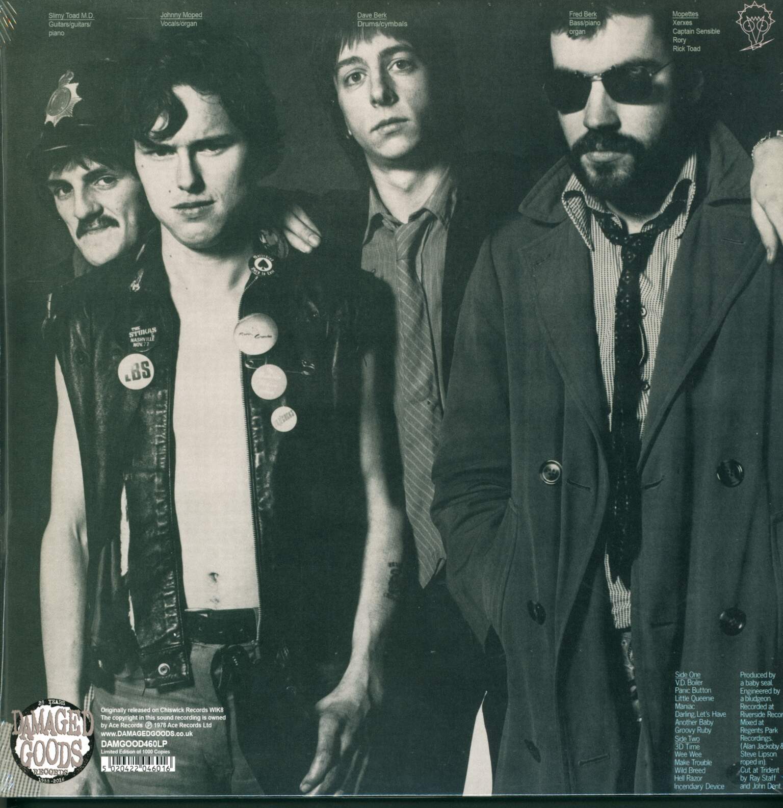 Johnny Moped: Cycledelic, LP (Vinyl)