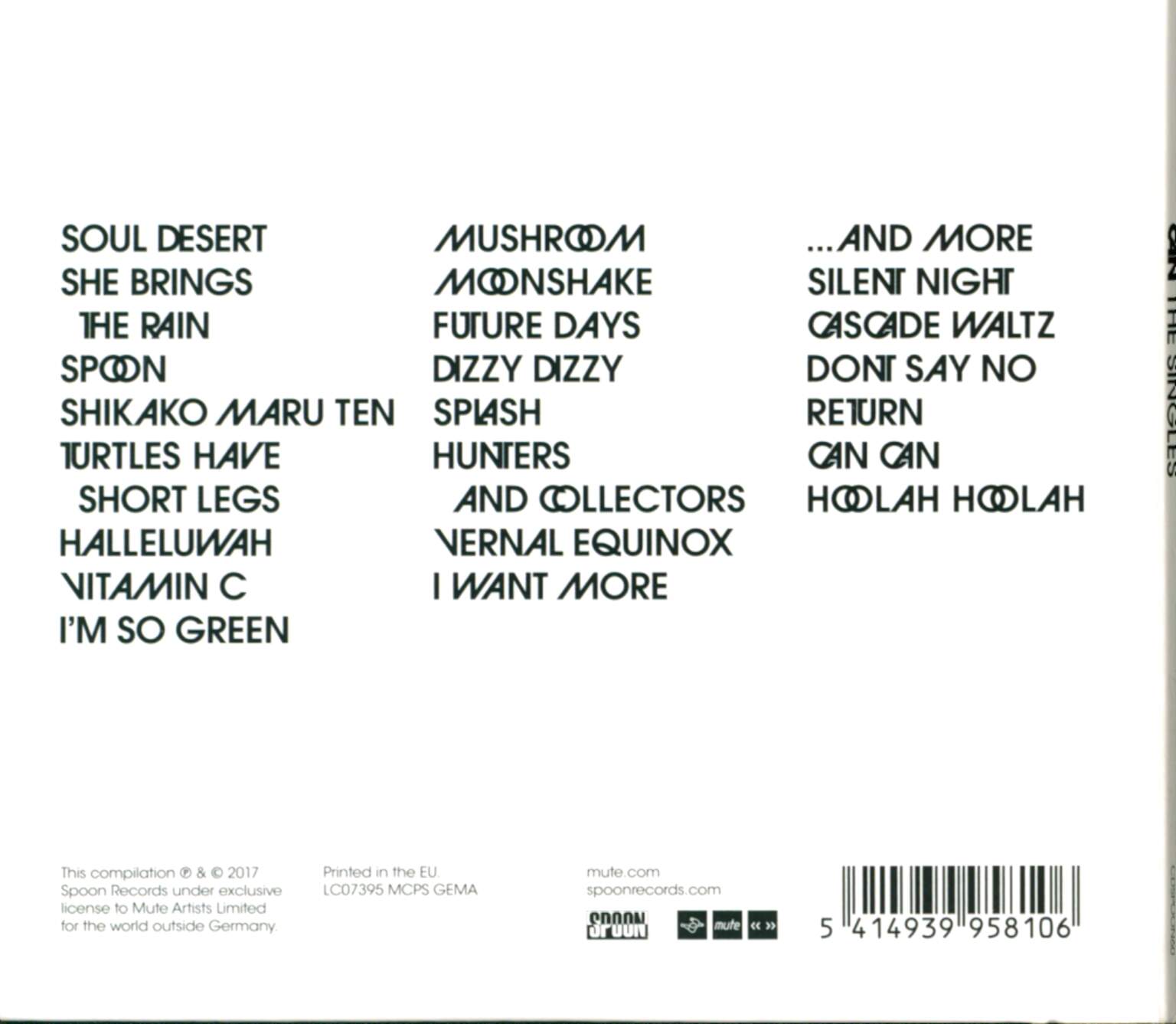 Can: The Singles, CD