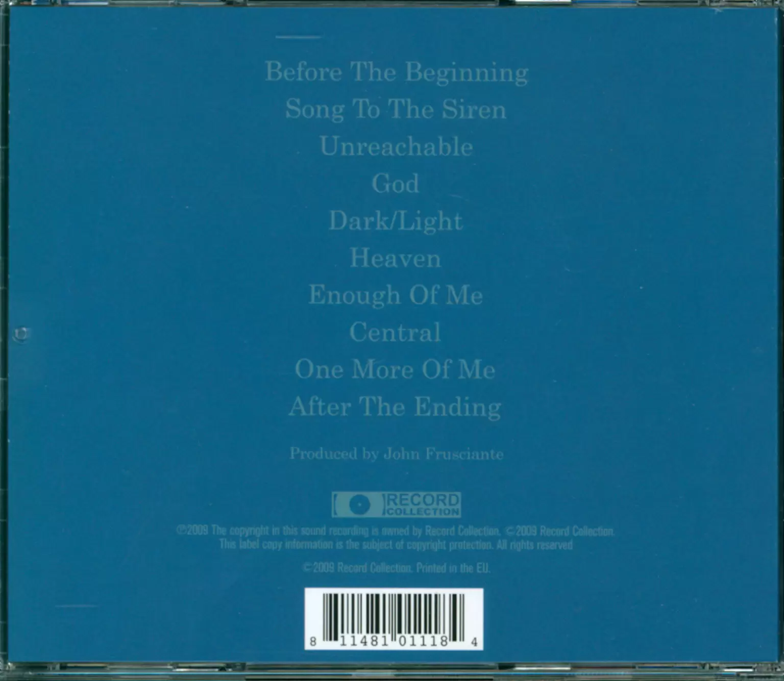 John Frusciante: The Empyrean, CD