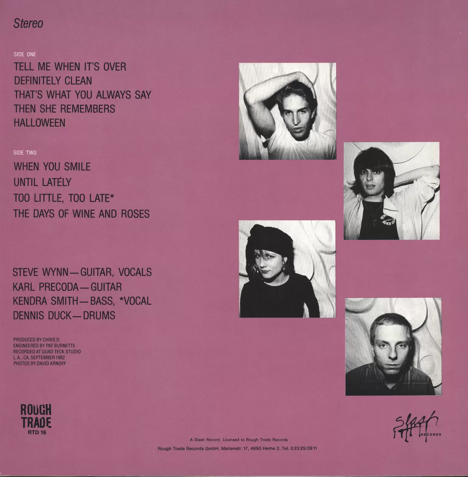The Dream Syndicate: The Days Of Wine And Roses, LP (Vinyl)