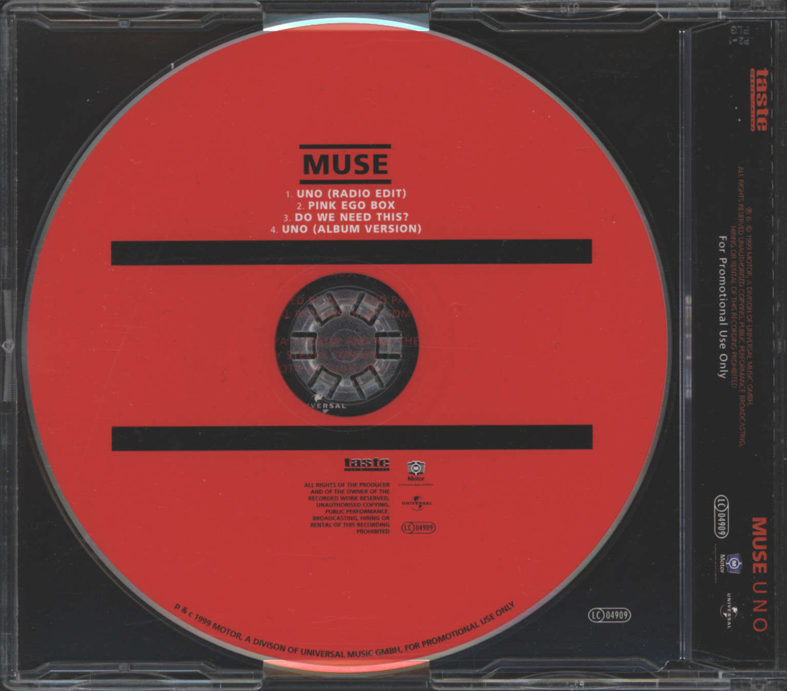 Muse: Uno, Mini CD