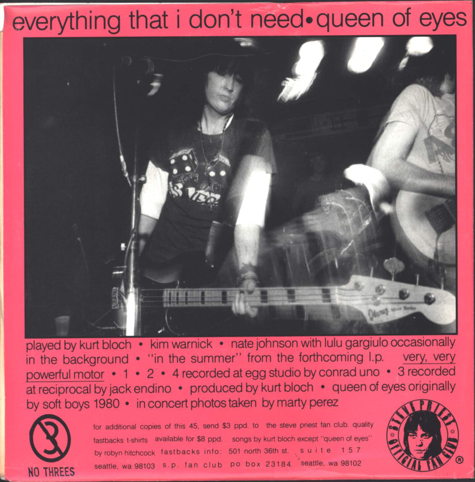 Fastbacks: In The Summer, 7" Single (Vinyl)