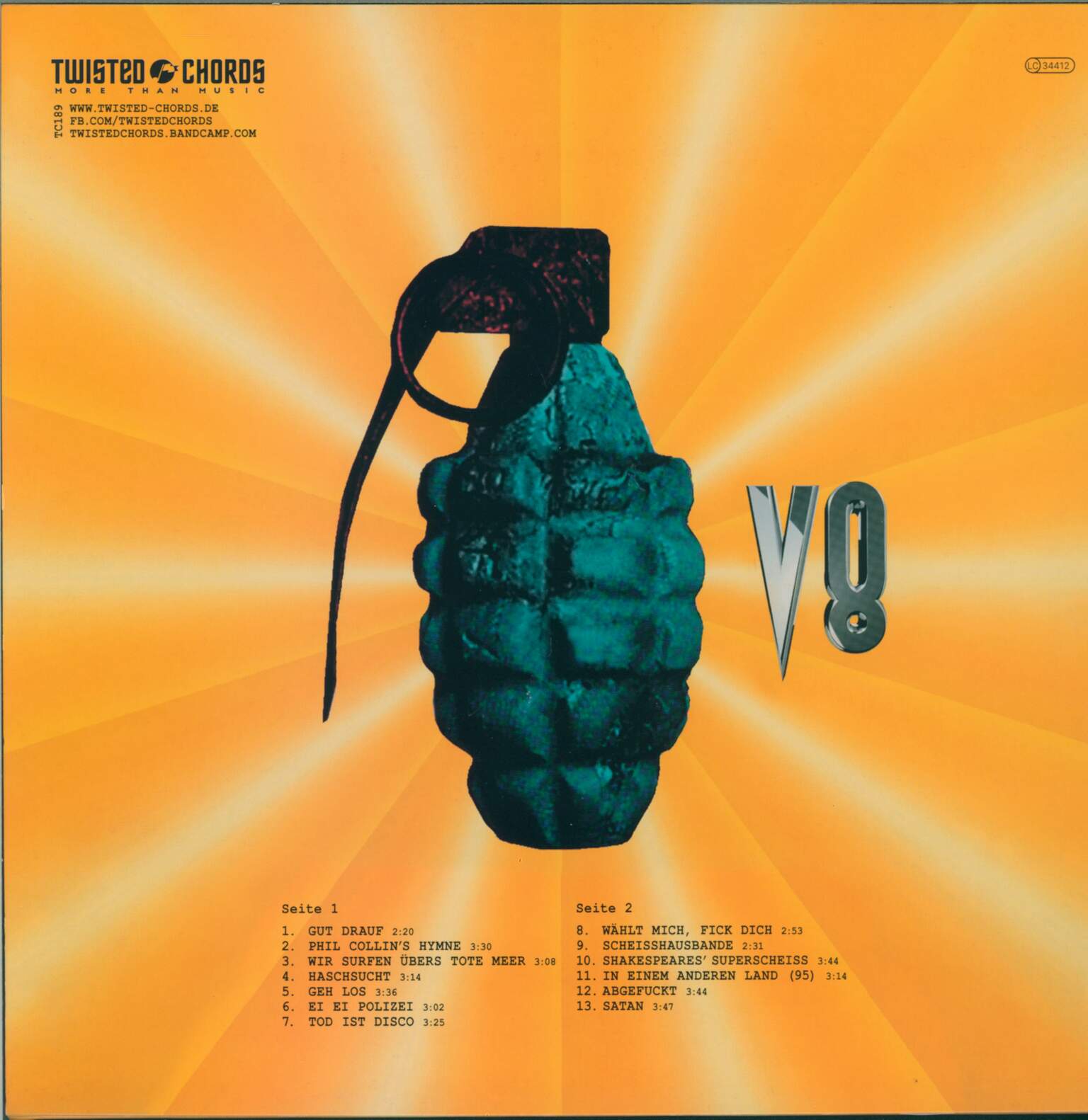 Abwärts: V8, 1×LP (Vinyl)