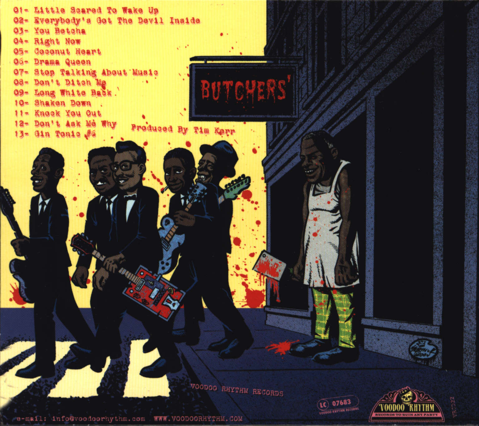 Butchers' Orchestra, Thee: Stop Talking About Music (Let's Celebrate That Shit!), 1×CD