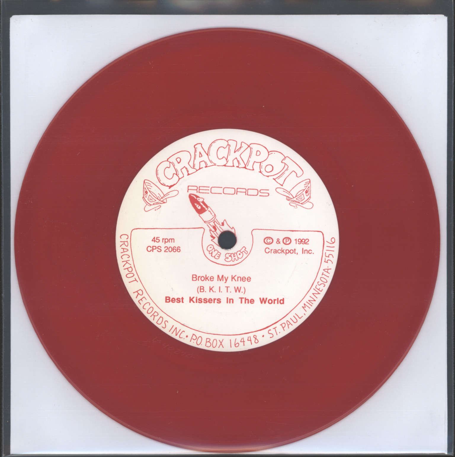Best Kissers in the World: Broke My Knee, 1×7" Single (Vinyl)