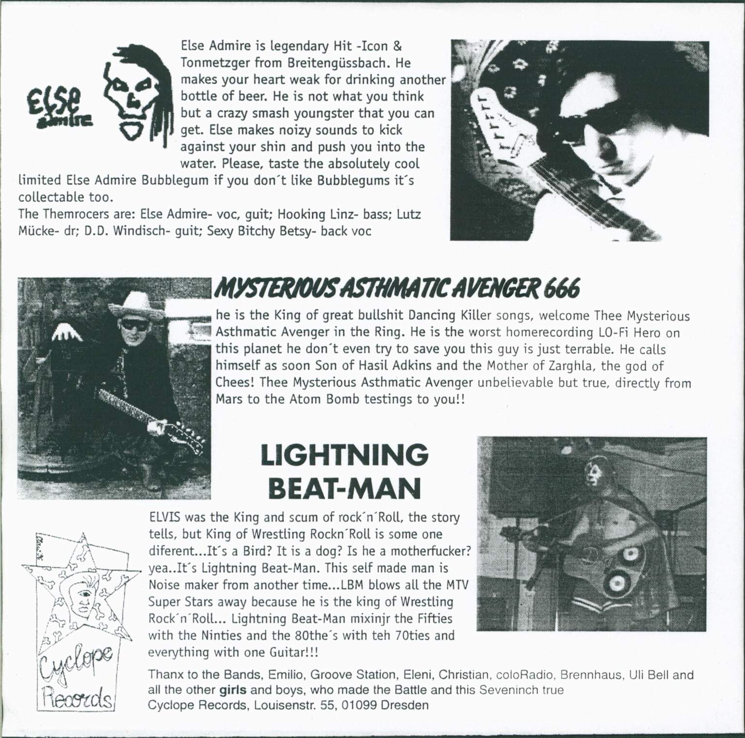 Various: The Battle Of The One-Man-Bands, 1×7" Single (Vinyl)