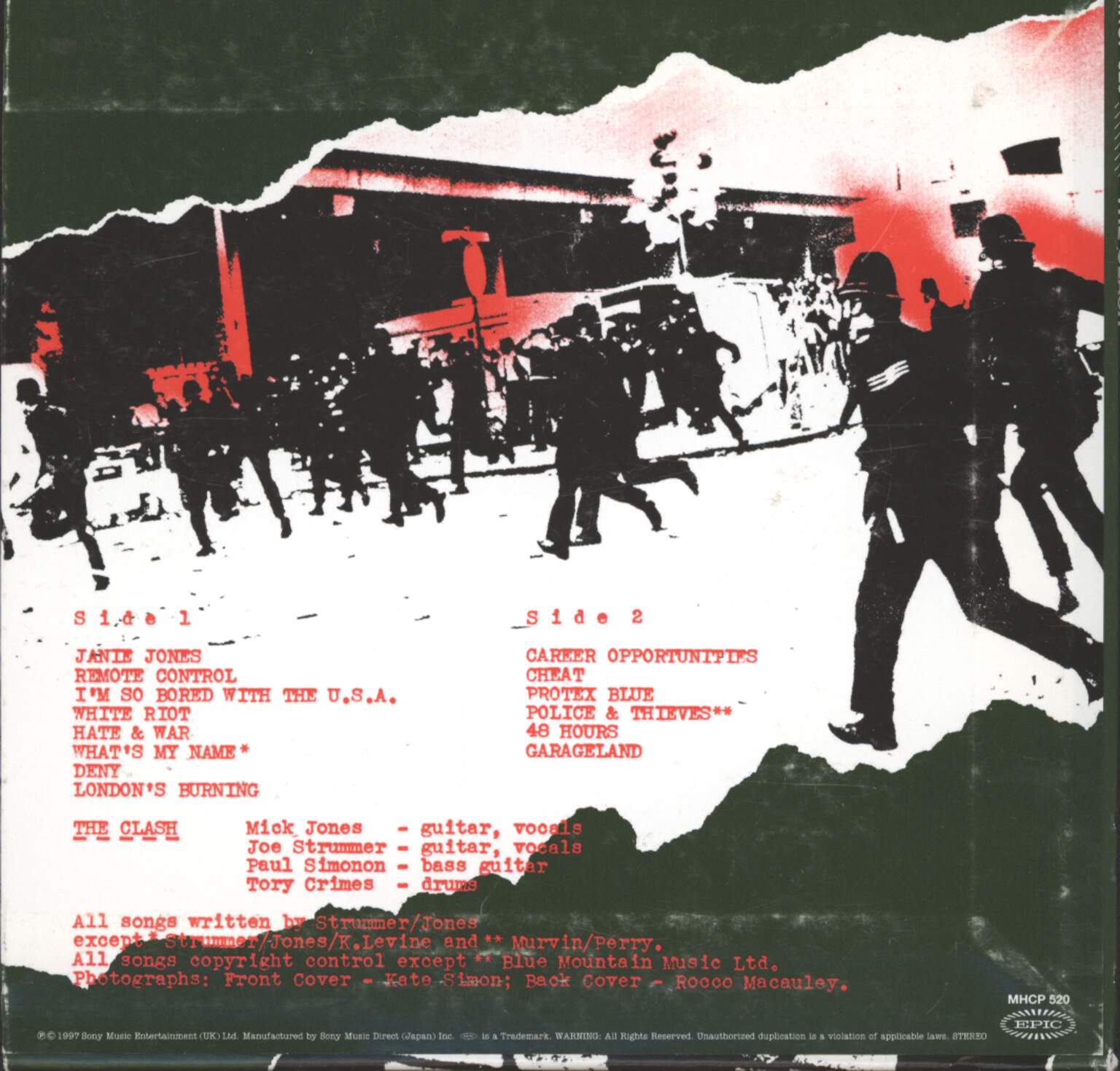Clash: The Clash, 1×CD