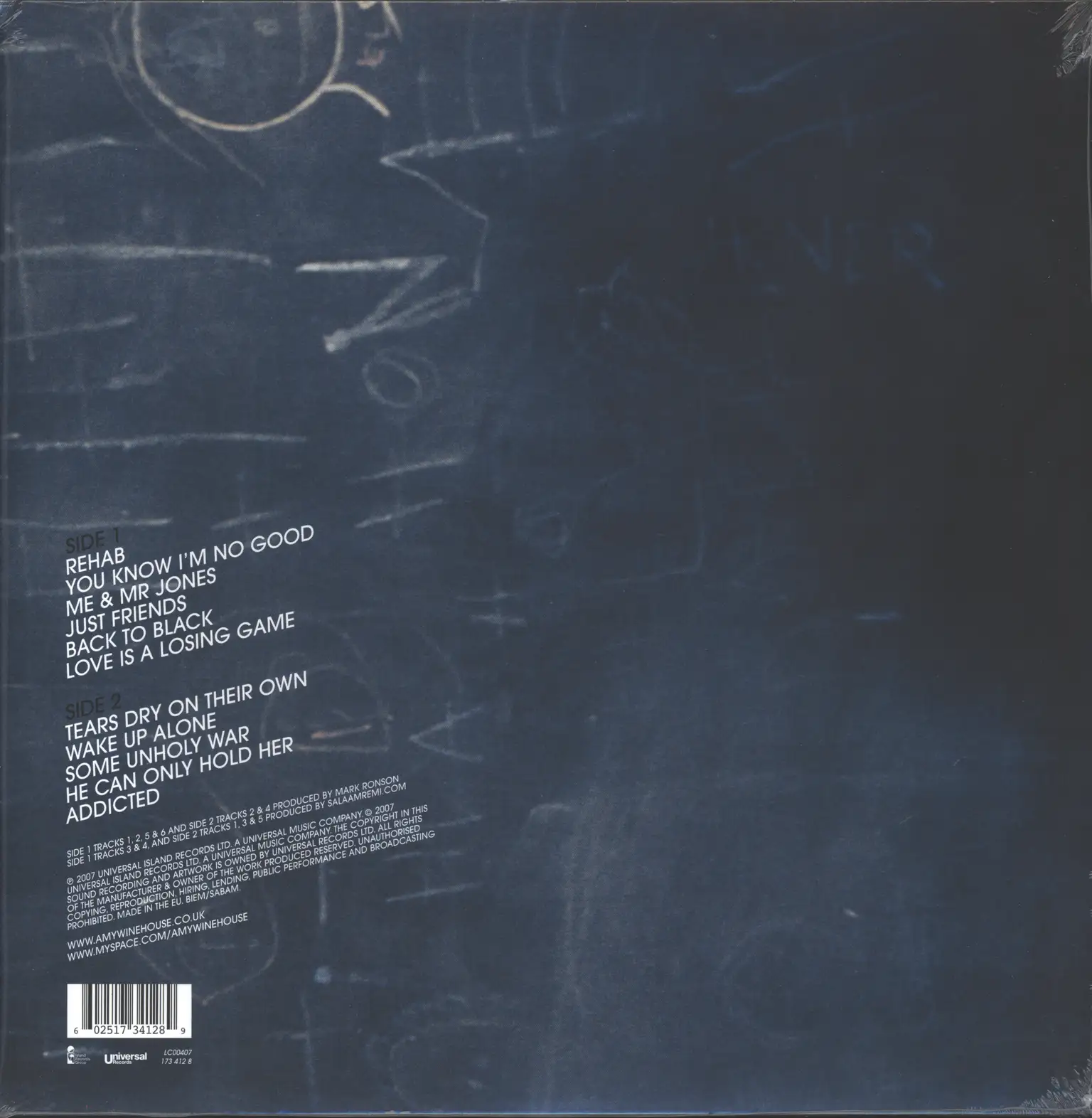 Amy Winehouse: Back To Black, 1×LP (Vinyl)