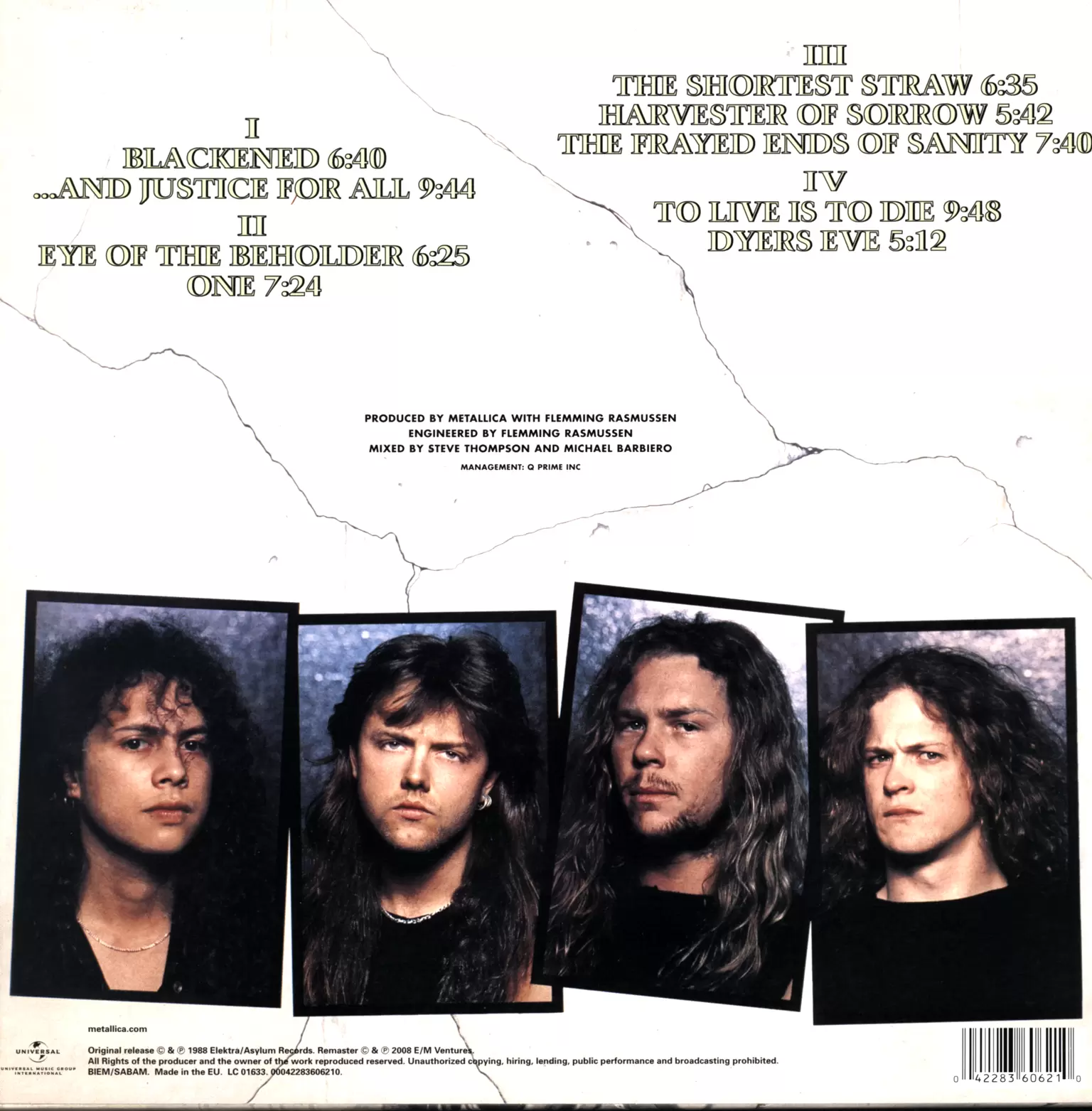 Metallica: ...And Justice For All, 2×LP (Vinyl)