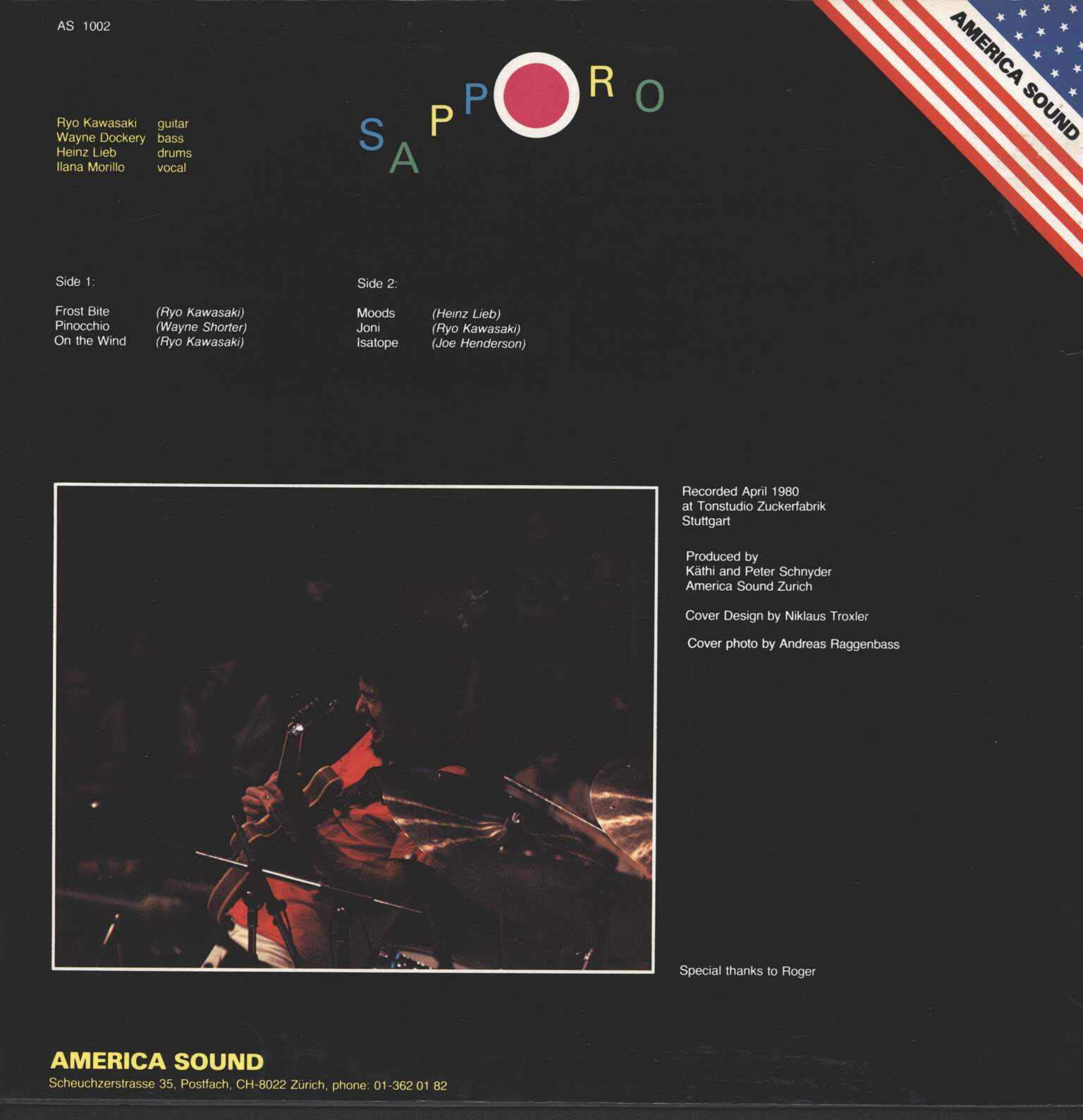 Sapporo: Sapporo Featuring Ryo Kawasaki, 1×LP (Vinyl)