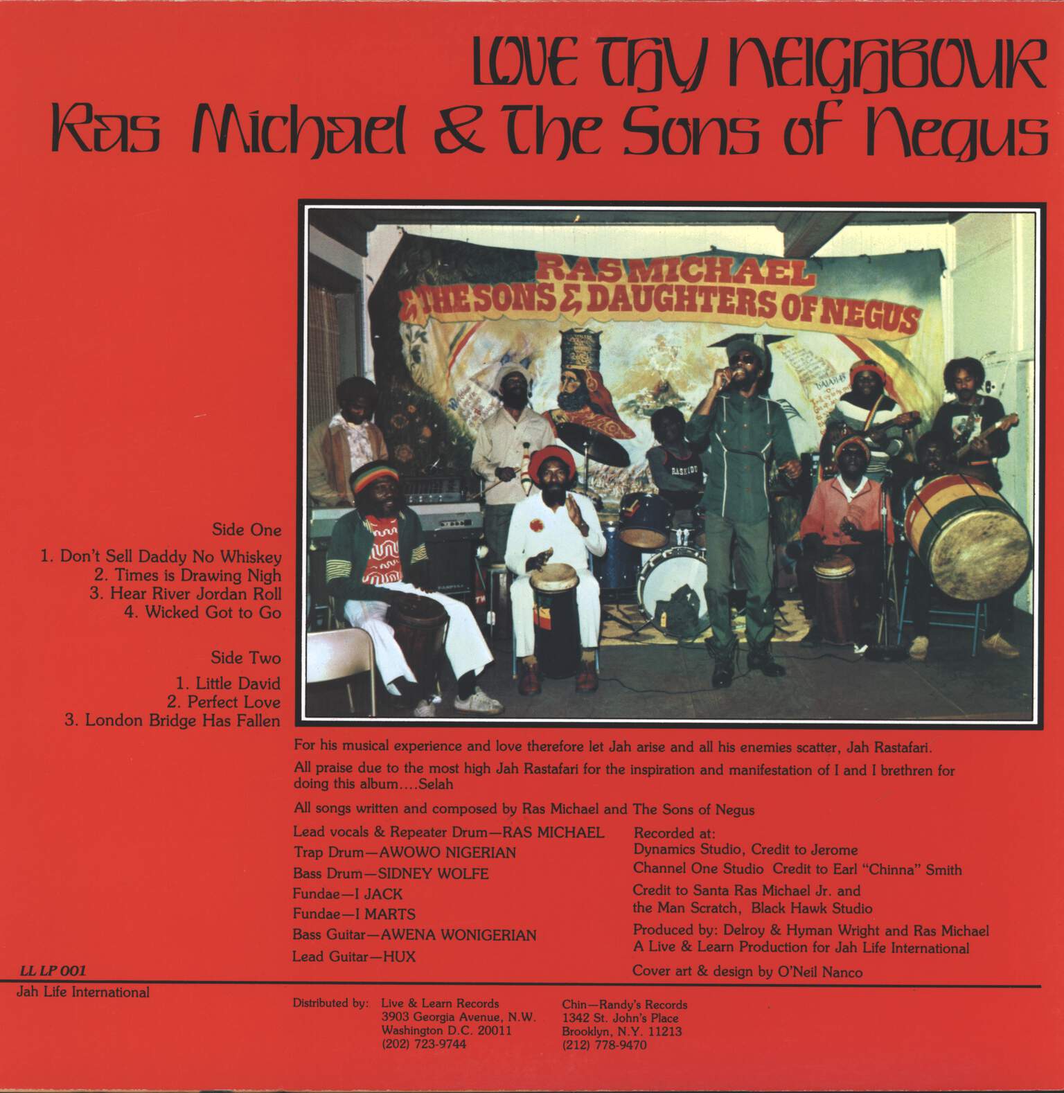Ras Michael & the Sons Of Negus: Love Thy Neighbour, 1×LP (Vinyl)