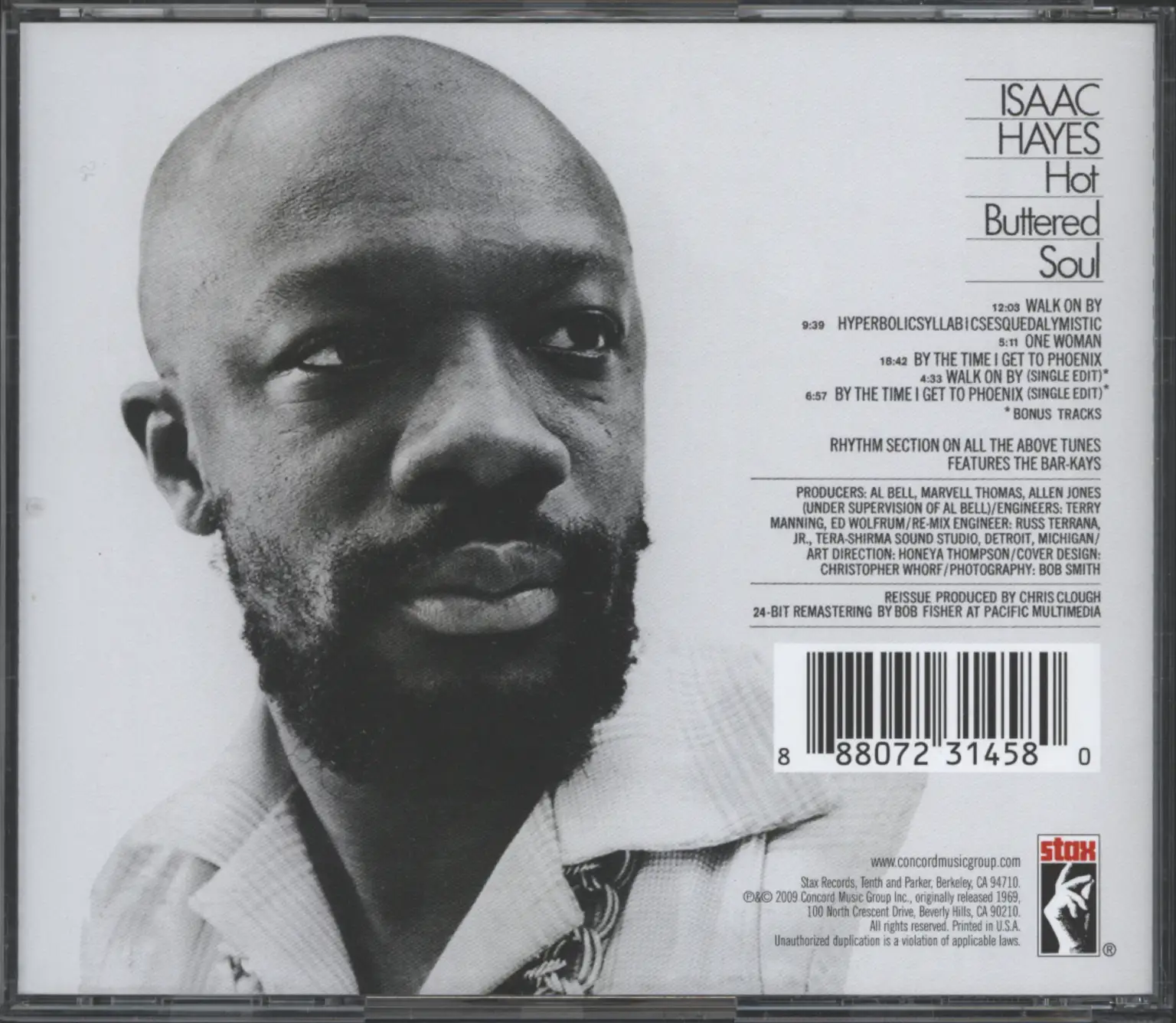 Isaac Hayes: Hot Buttered Soul, 1×CD